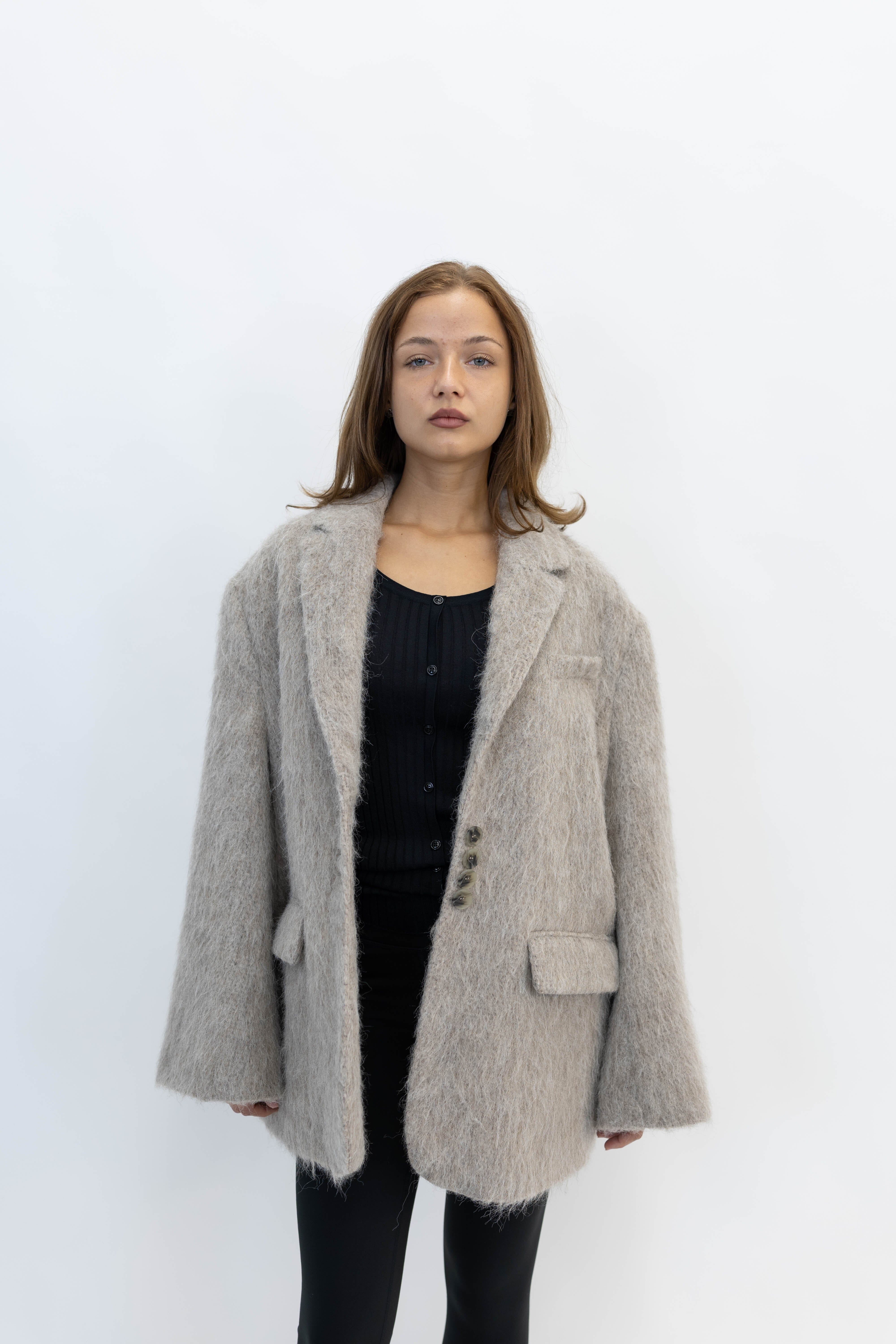 BIENA BLAZER IN COBLESTONE BLAZER BY MALENE BIRGER