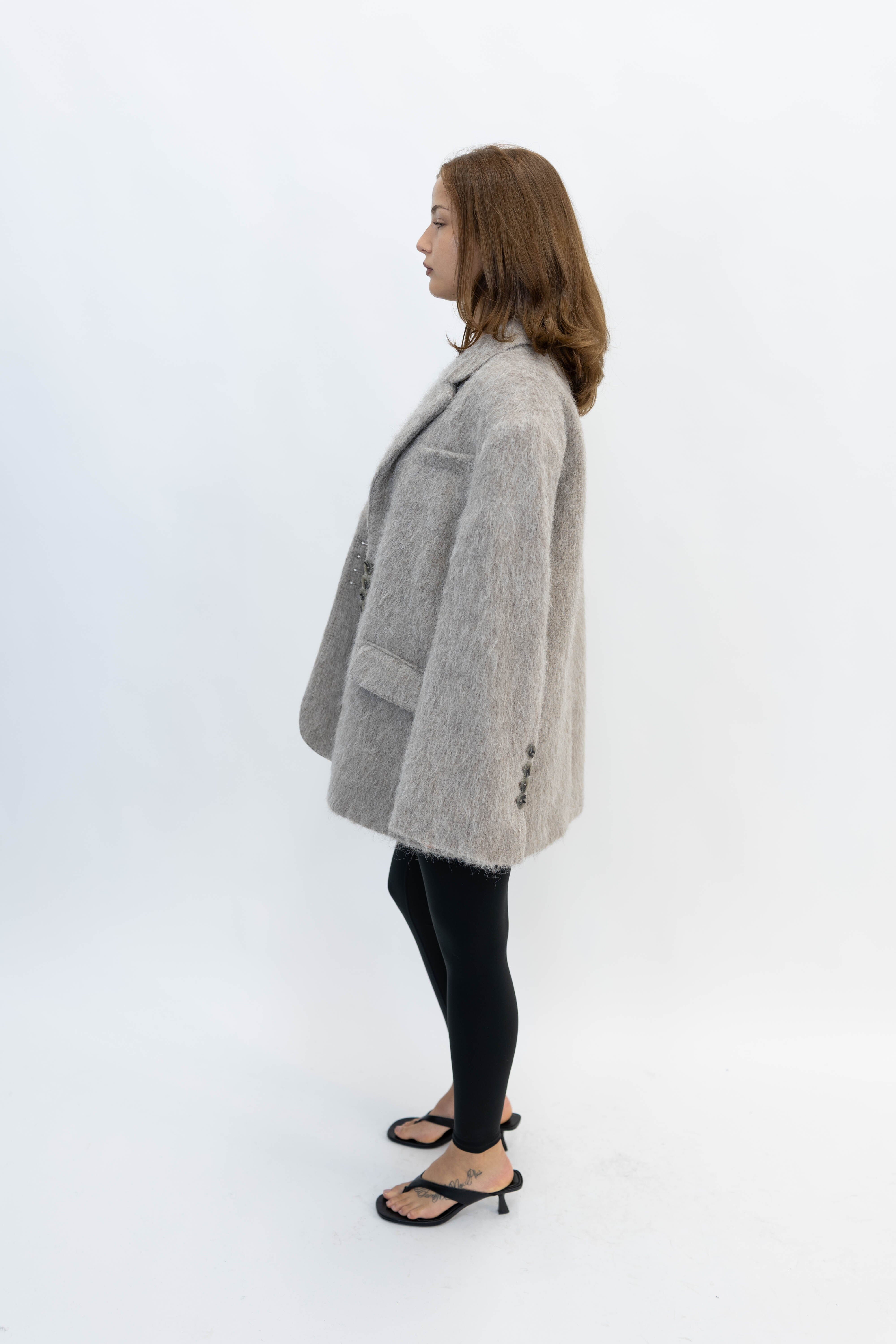 BIENA BLAZER IN COBLESTONE BLAZER BY MALENE BIRGER