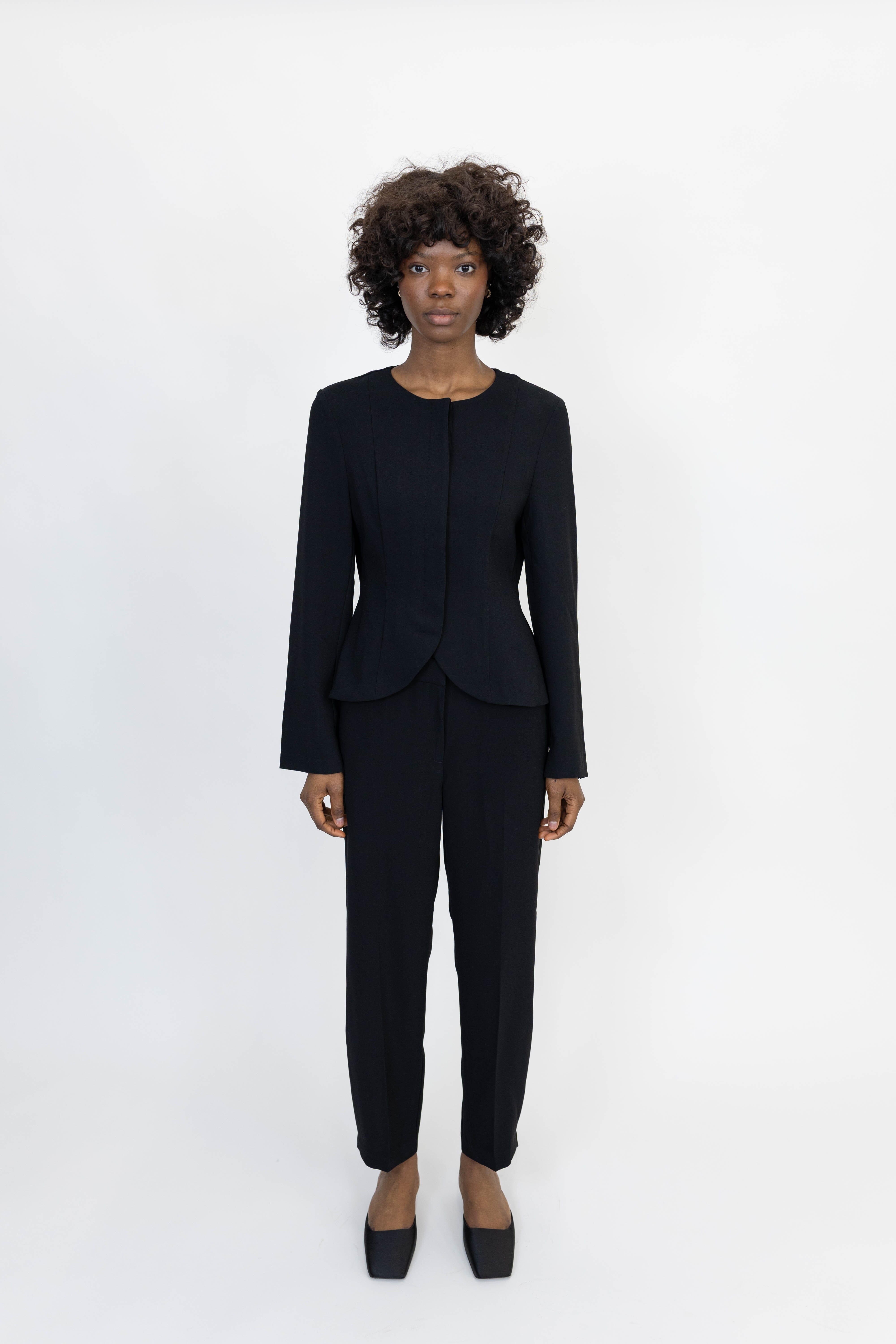 BERGIO TROUSERS IN BLACK PANTS STYLEIN