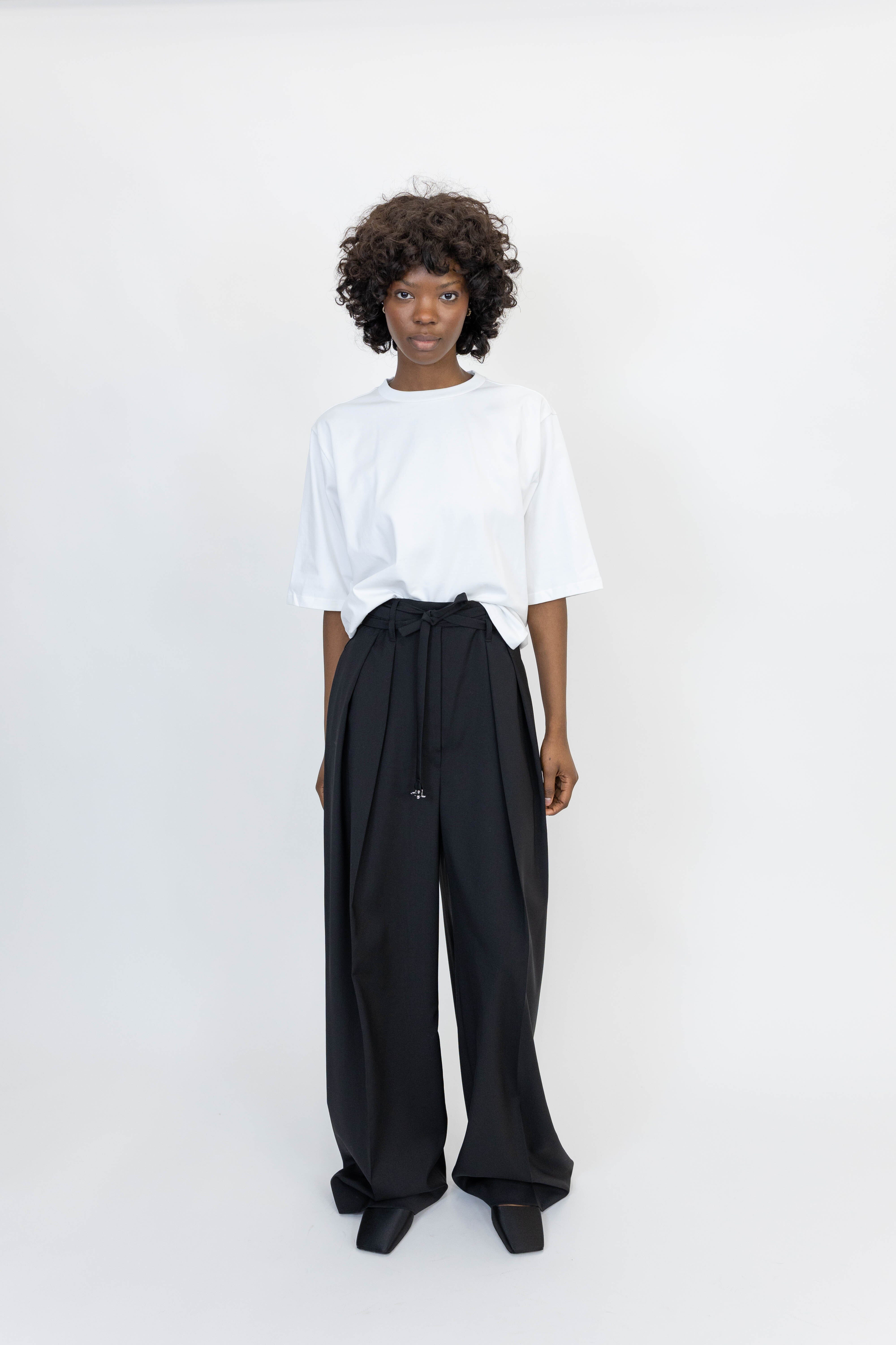 BAUTTA PANTS IN BLACK PANTS MAXMARA