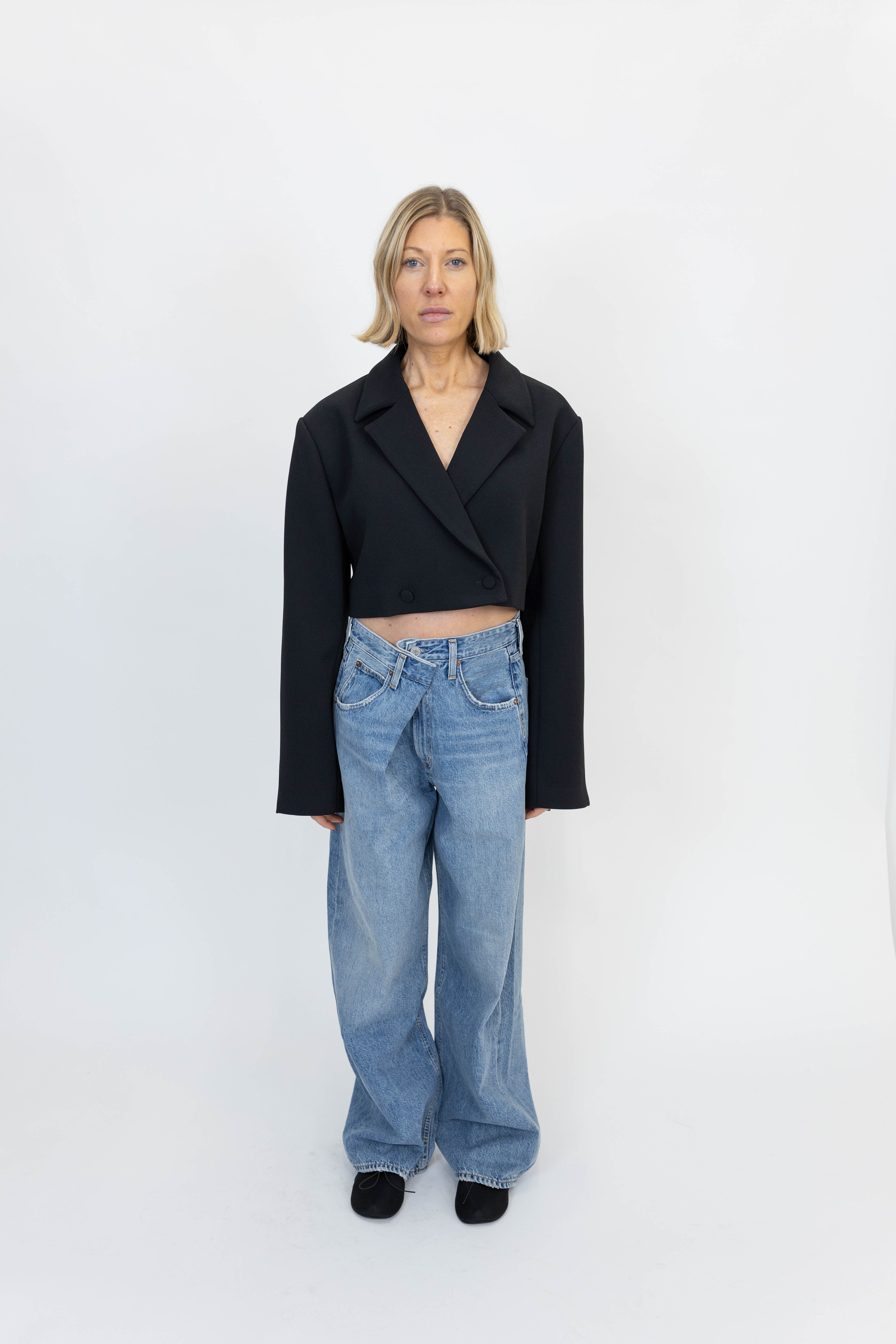 VANA FOLD JEAN IN MANTRA JEANS AGOLDE