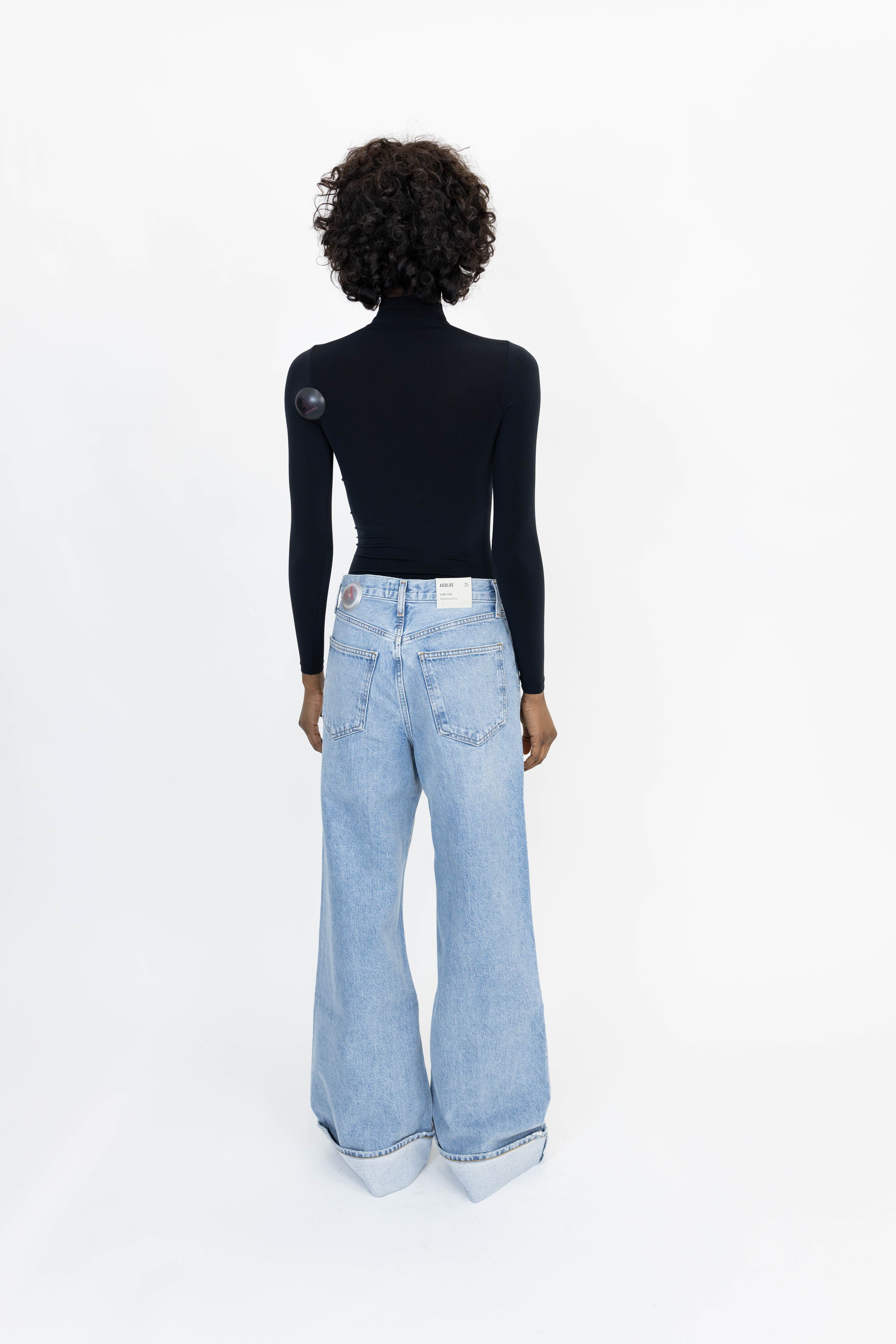 DAME WIDE LEG CUFF DETAIL JEANS JEANS AGOLDE