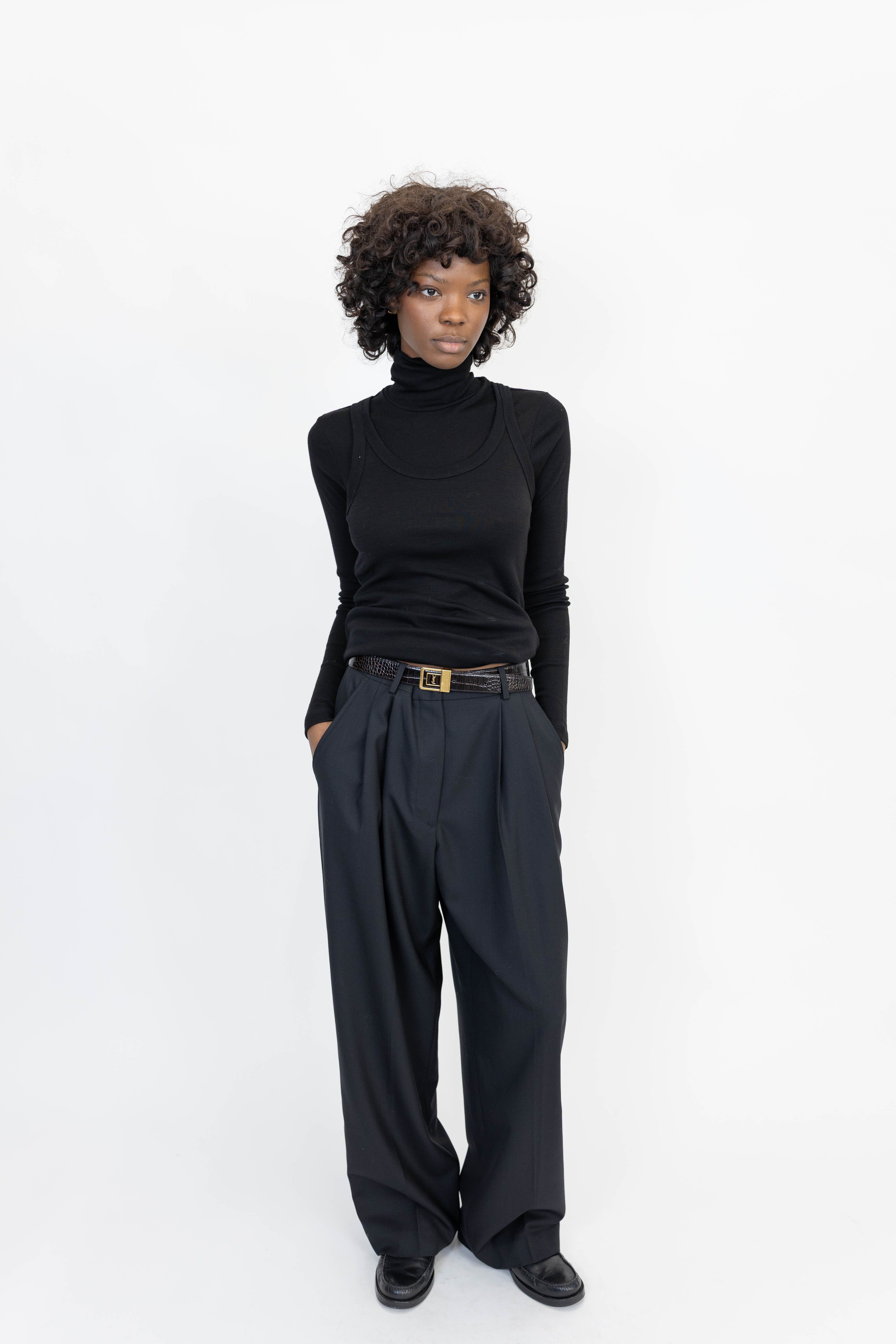 TINI PANT IN BLACK PANTS ONE&OTHER