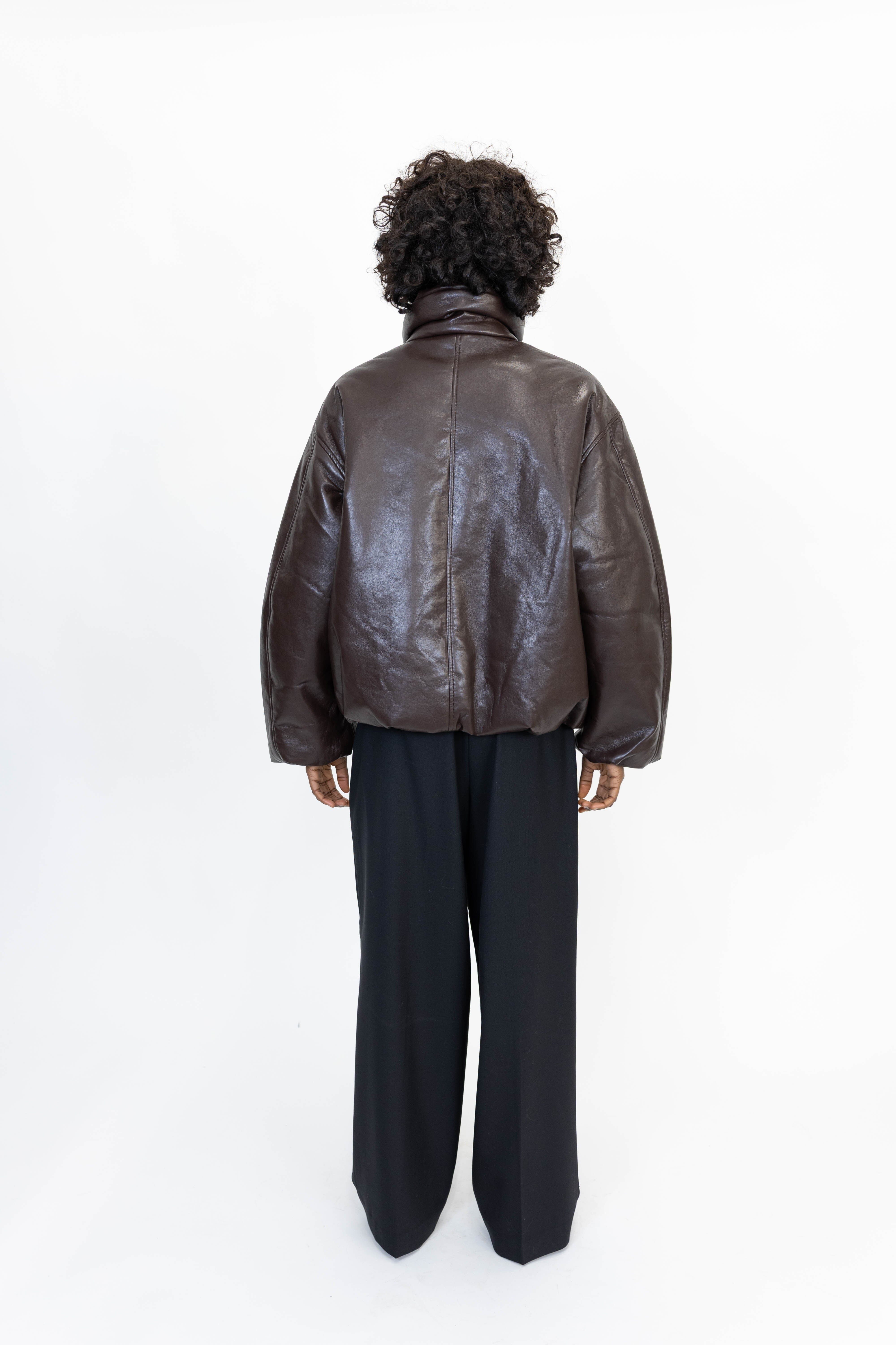 CYRUS JACKET IN DEEP BROWN JACKET ANINE BING