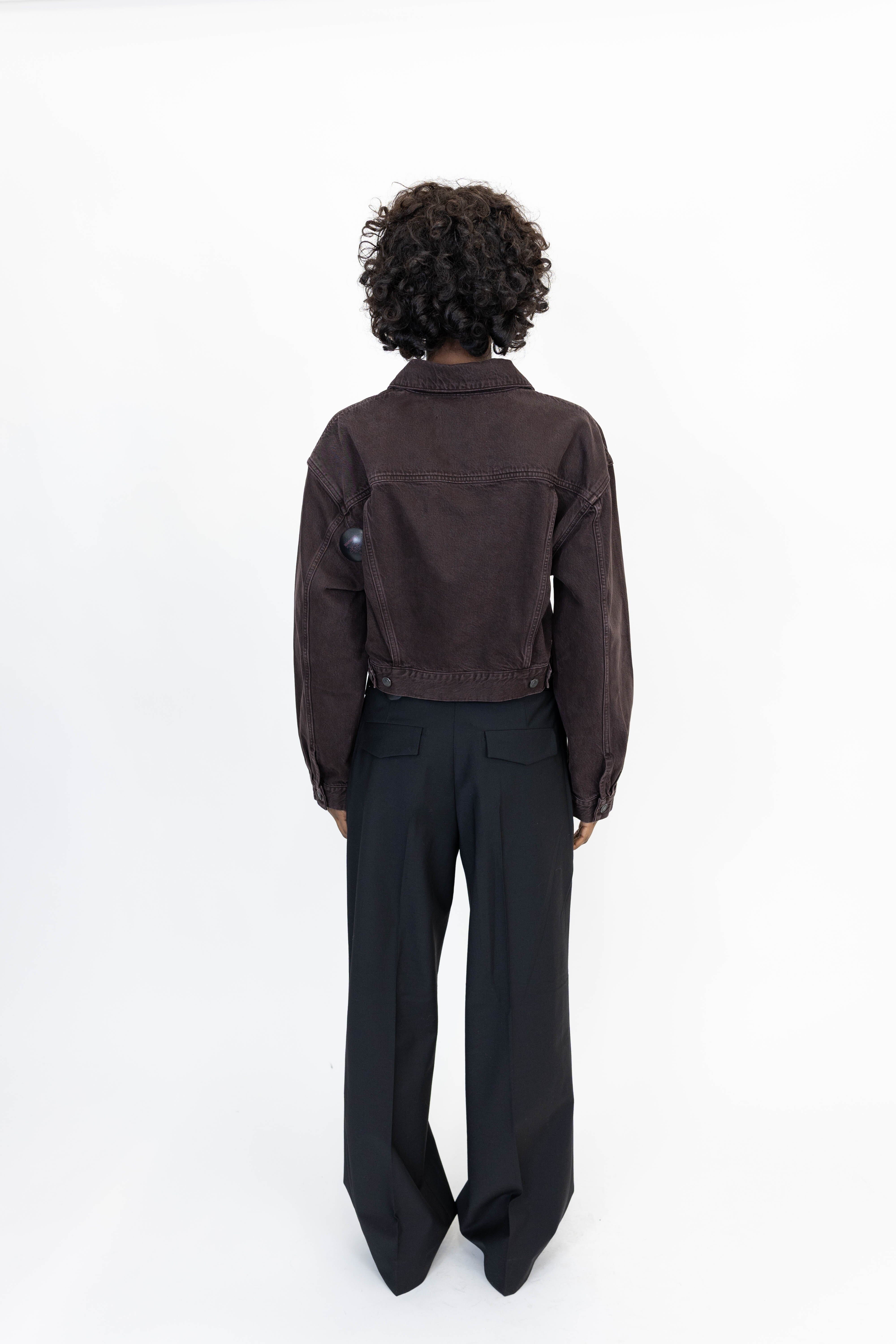 IVANO MID WAIST PANTS IN BLACK PANTS HERSKIND
