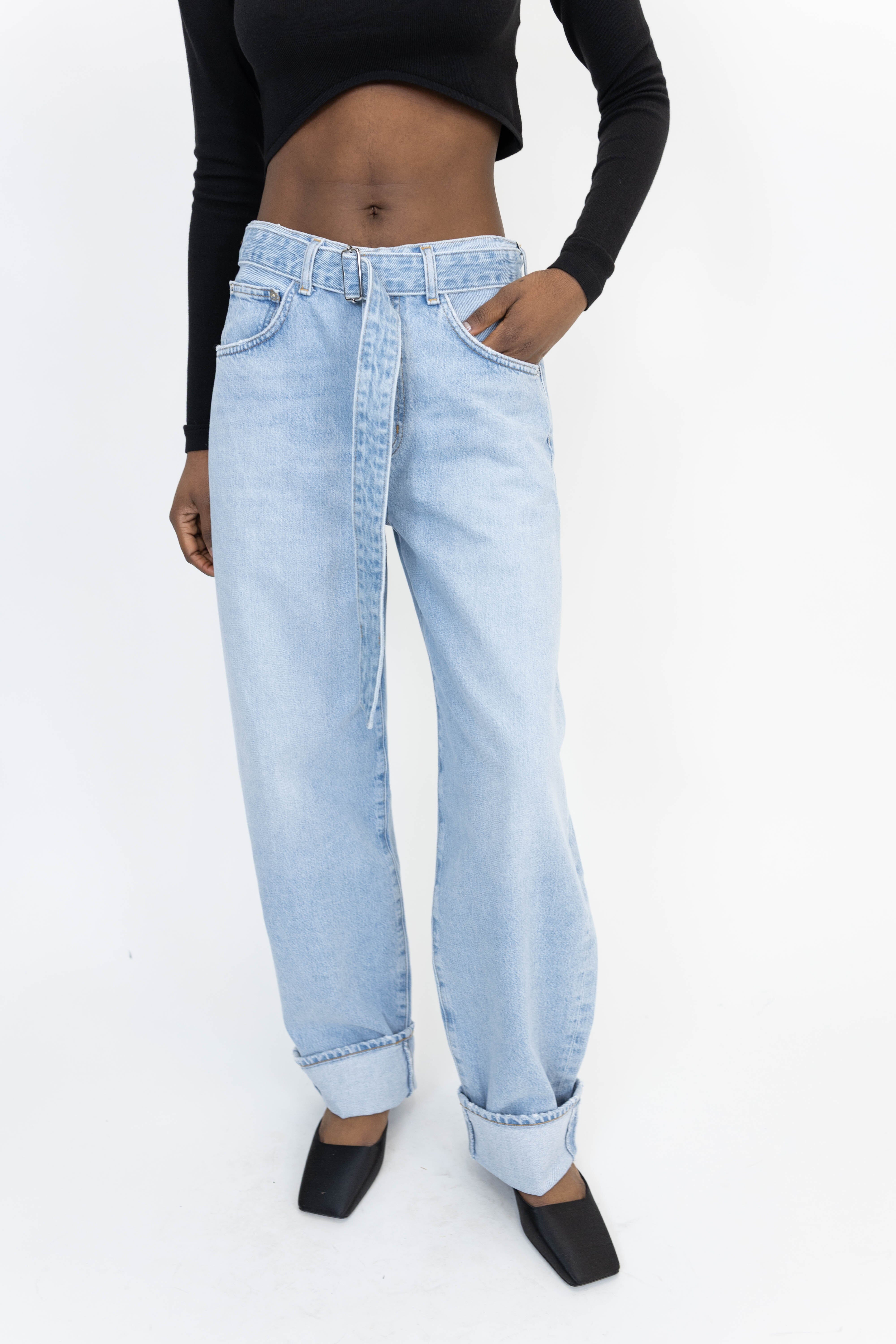 CUFFED TAPER JEAN IN DEW POINT JEANS AGOLDE
