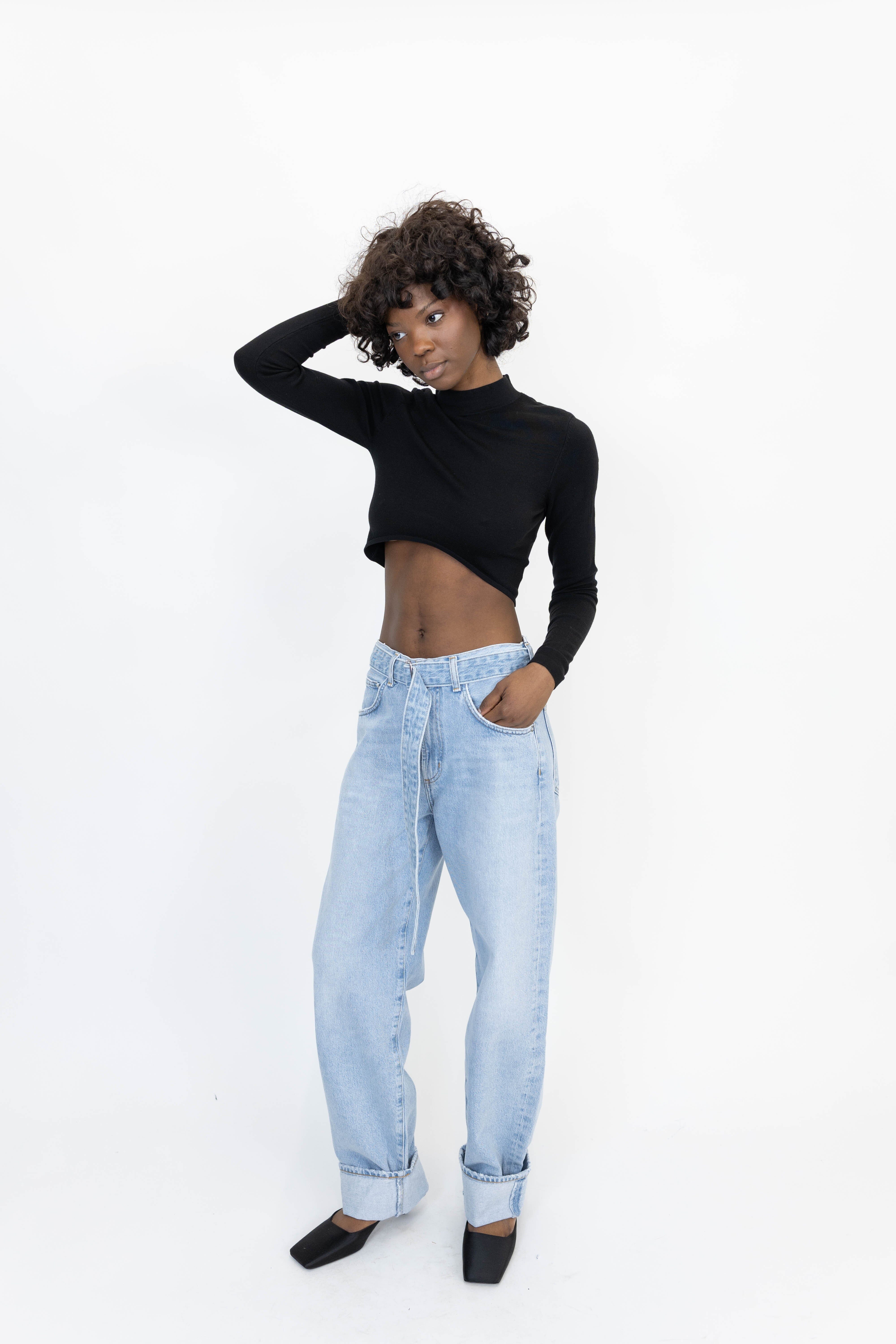 CUFFED TAPER JEAN IN DEW POINT JEANS AGOLDE