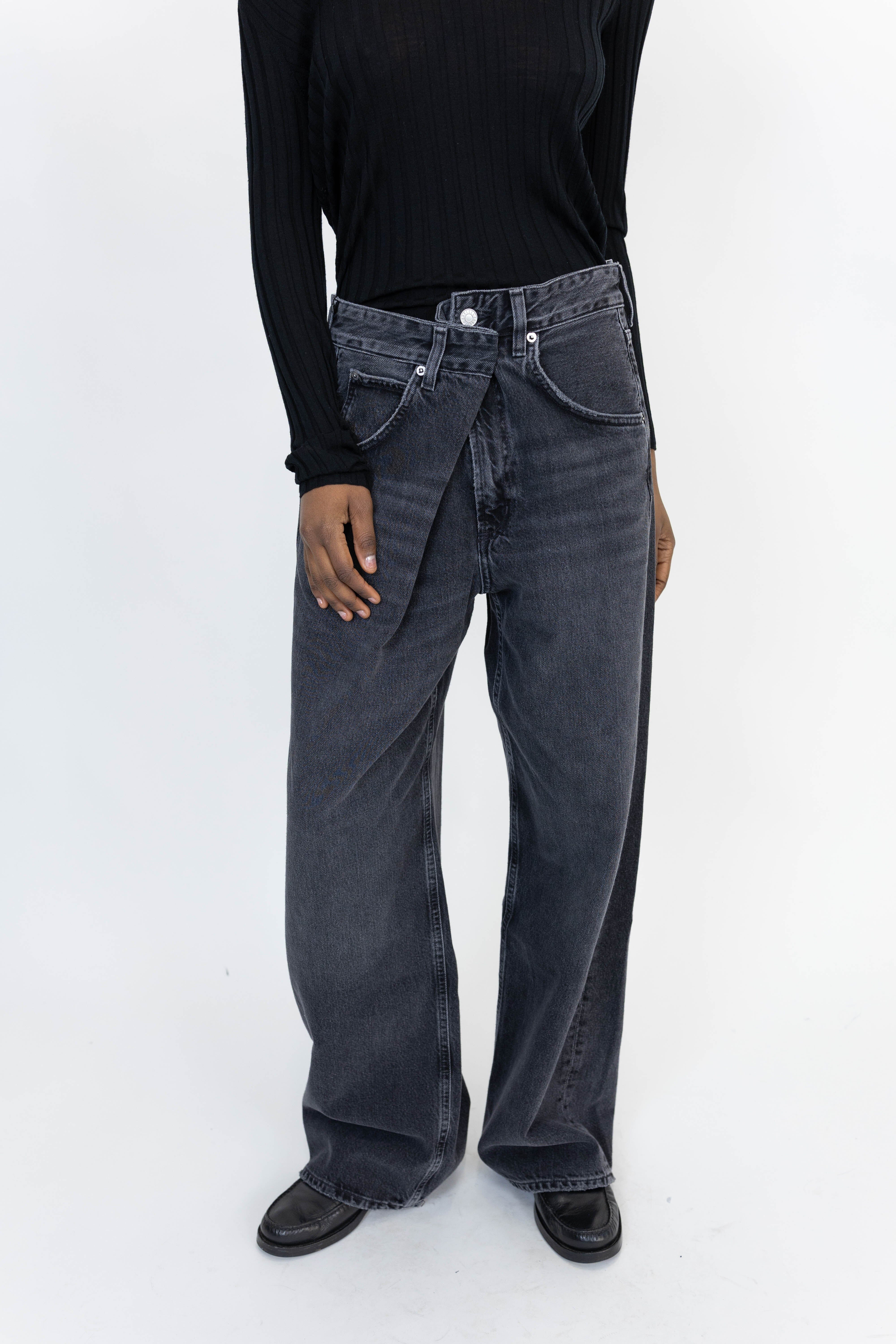 VANA FOLD JEAN IN ARCANE JEANS AGOLDE
