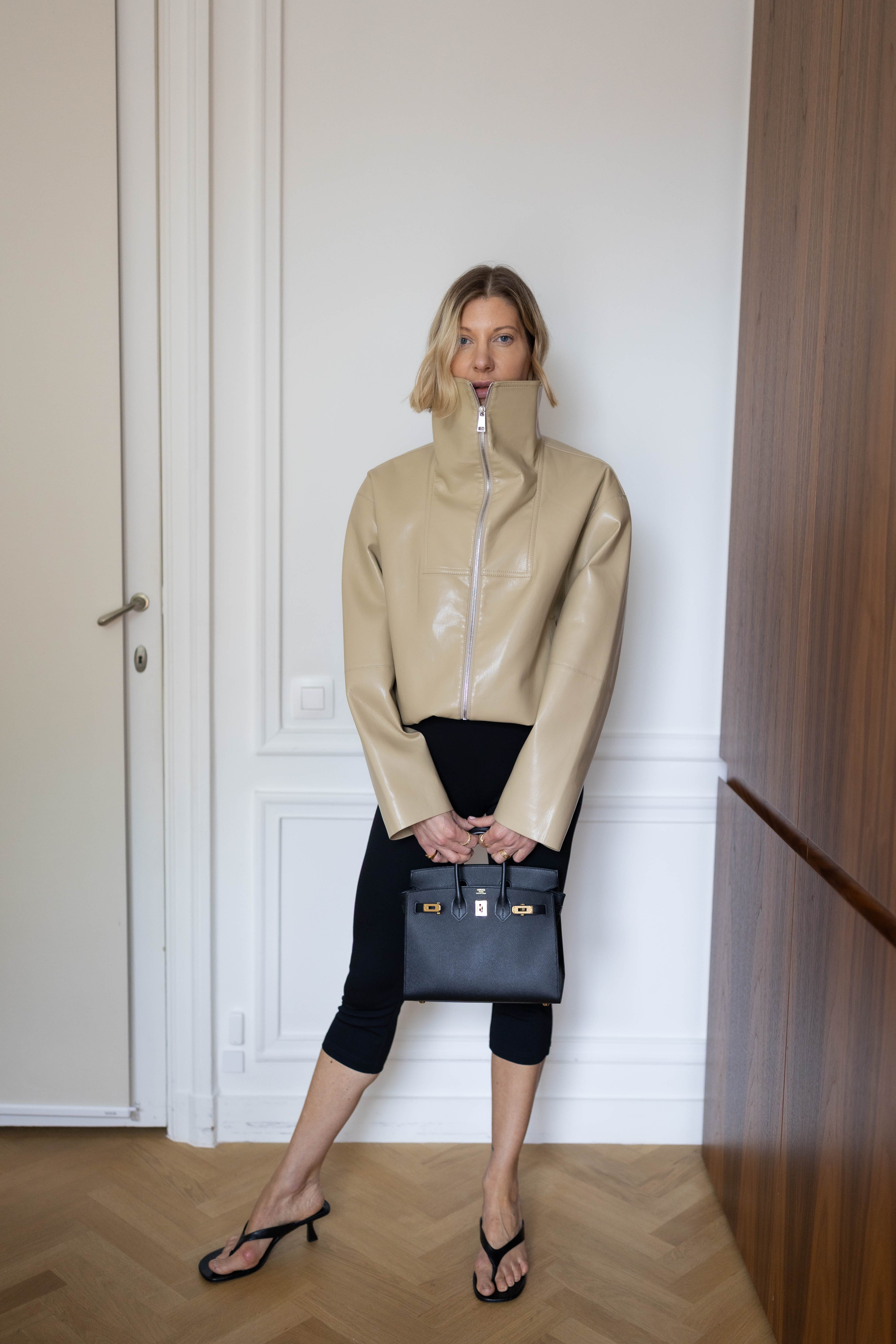 ALONZA JACKET IN WAX YELLOW JACKET NANUSHKA
