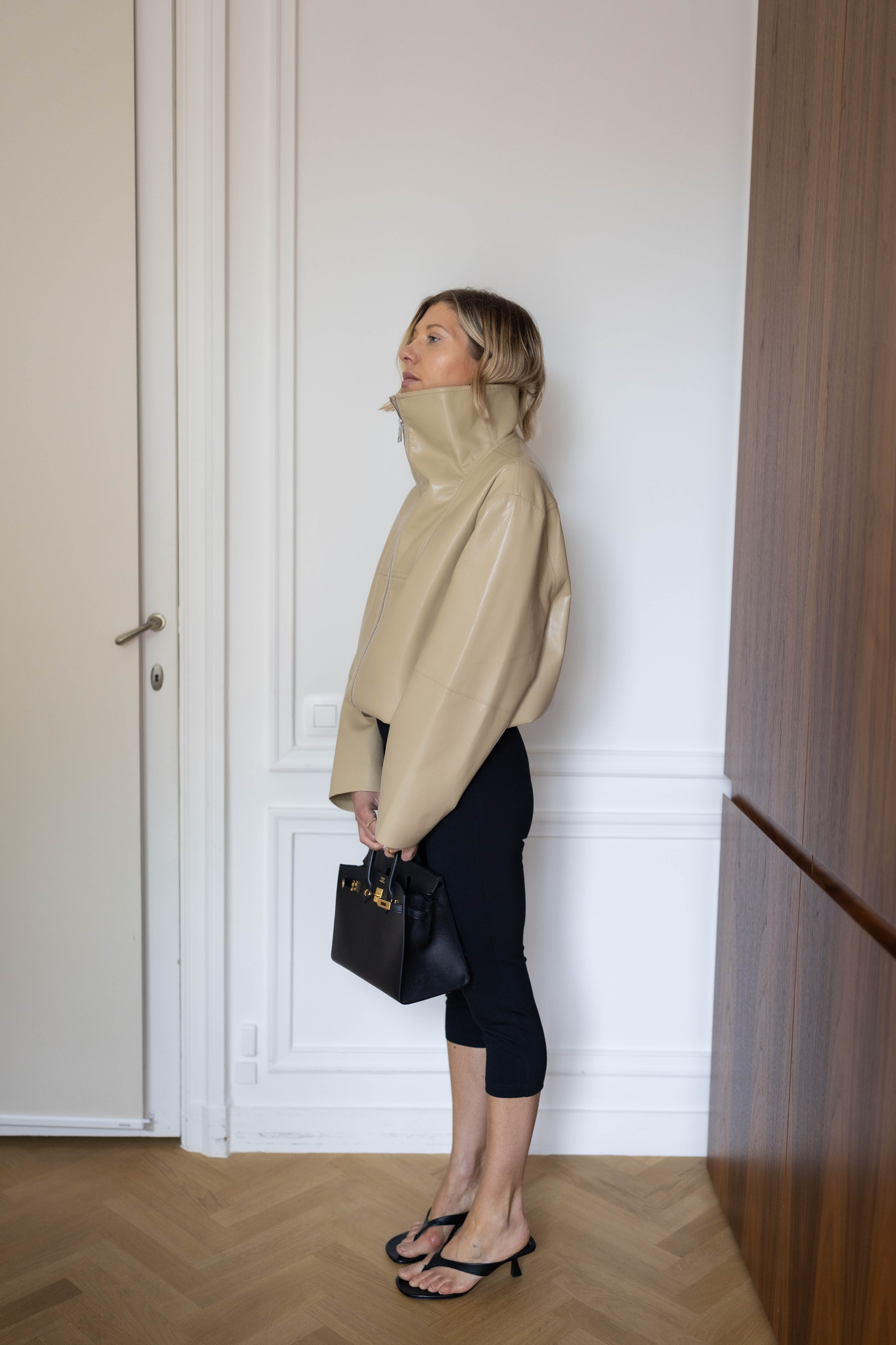 ALONZA JACKET IN WAX YELLOW JACKET NANUSHKA