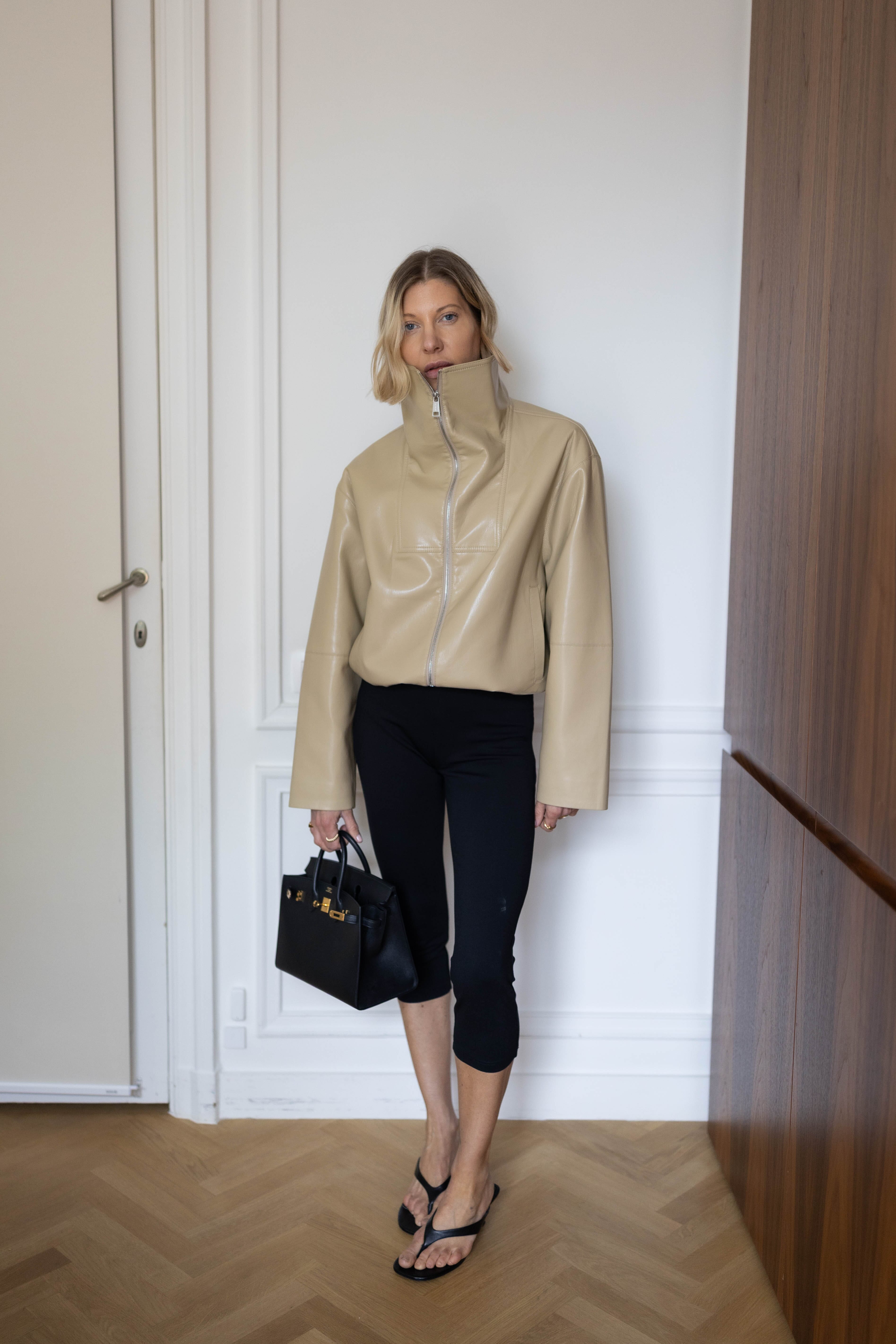 ALONZA JACKET IN WAX YELLOW JACKET NANUSHKA