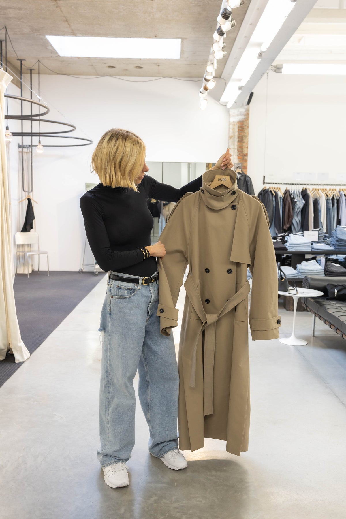 OVERSIZED CLASSIC TRENCH CLAY JACKET ROHE
