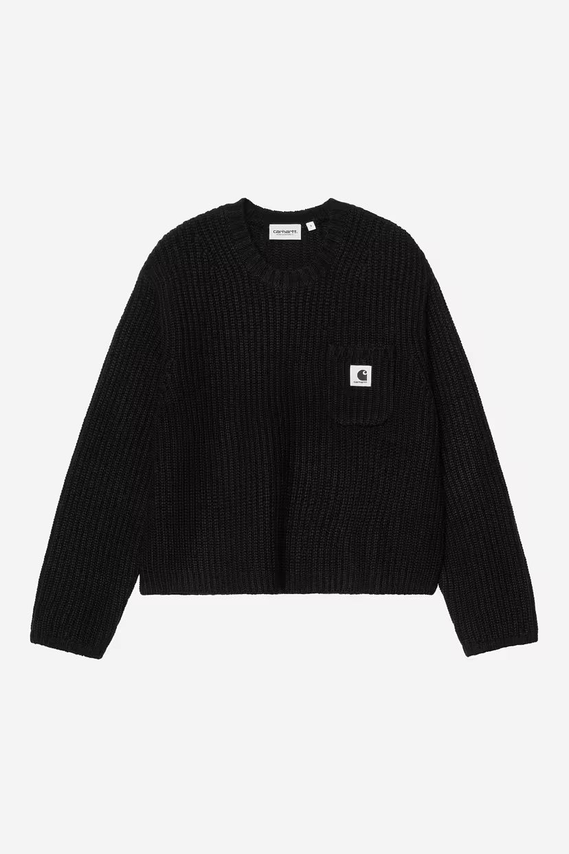 W' MIRA SWEATER IN BLACK SWEATER CARHARTT
