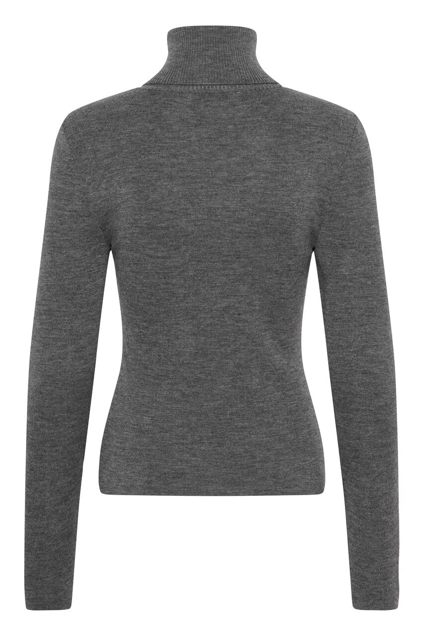 ROSALIE PULLOVER IN GREY KNIT GESTUZ