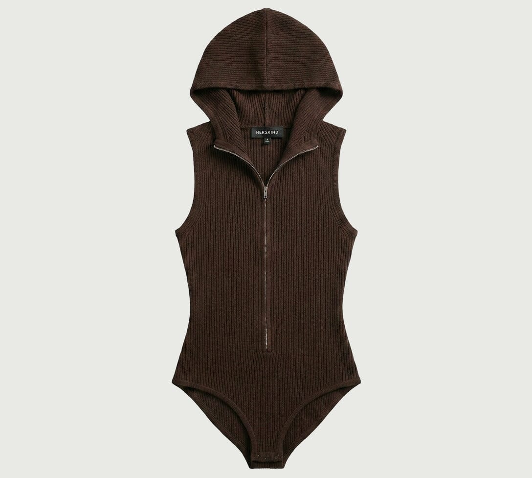 CLOTHILDE KNIT BODY IN COFFEE KNIT HERSKIND