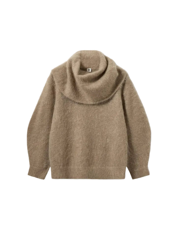 THE GARMENT-ROMA NECK SWEATER-RAW KNIT THE GARMENT