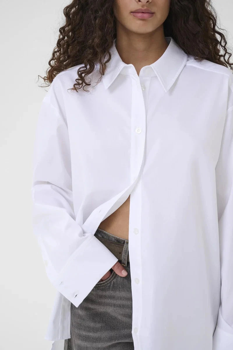 YORK SHIRT IN BRIGHT WHITE SHIRT GESTUZ