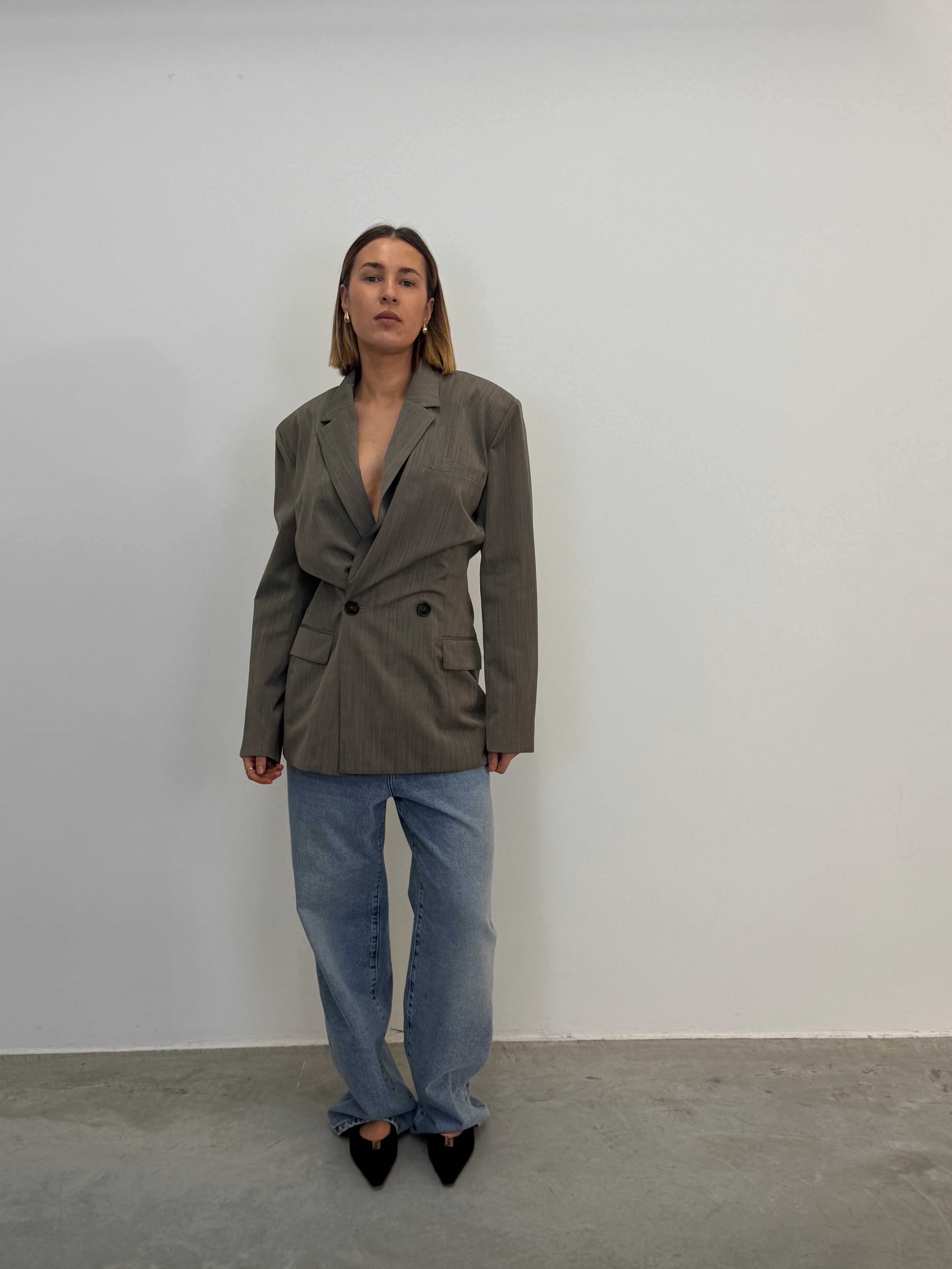 SUNRISE BLAZER IN BROWN TERRA BLAZER IRO