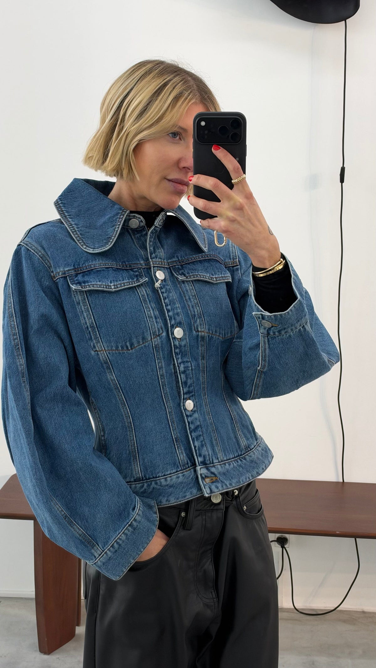 VILLIES DENIM JACKET IN BLUE JACKET BY MALENE BIRGER