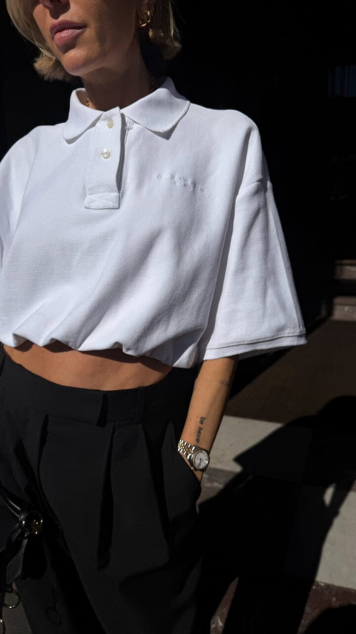 ALLAN ROUND LEG SHAPED TAILORED TROUSERS PANTS ROHE