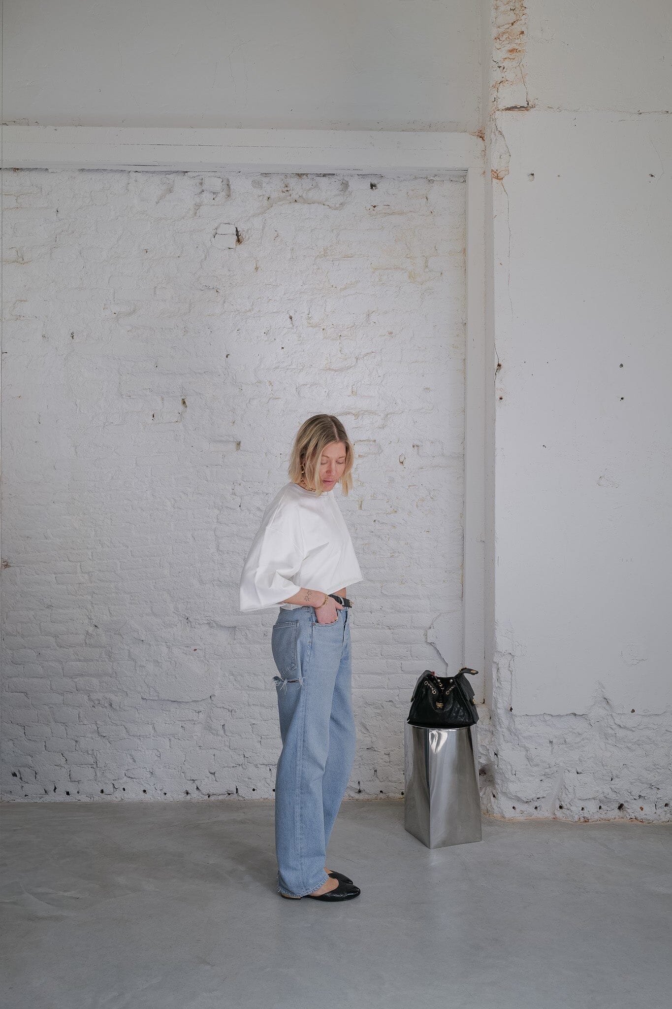 SEMI SWEAT IN IVORY T-SHIRT KURE