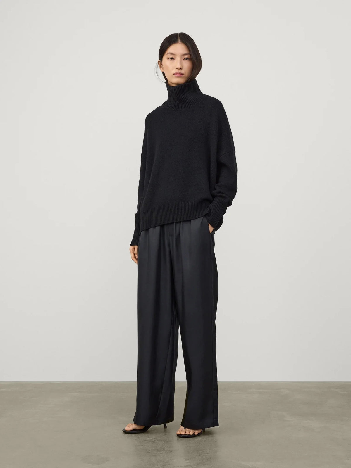 HEIDI CASHMERE ROLL NECK SWEATER SWEATER LISA YANG