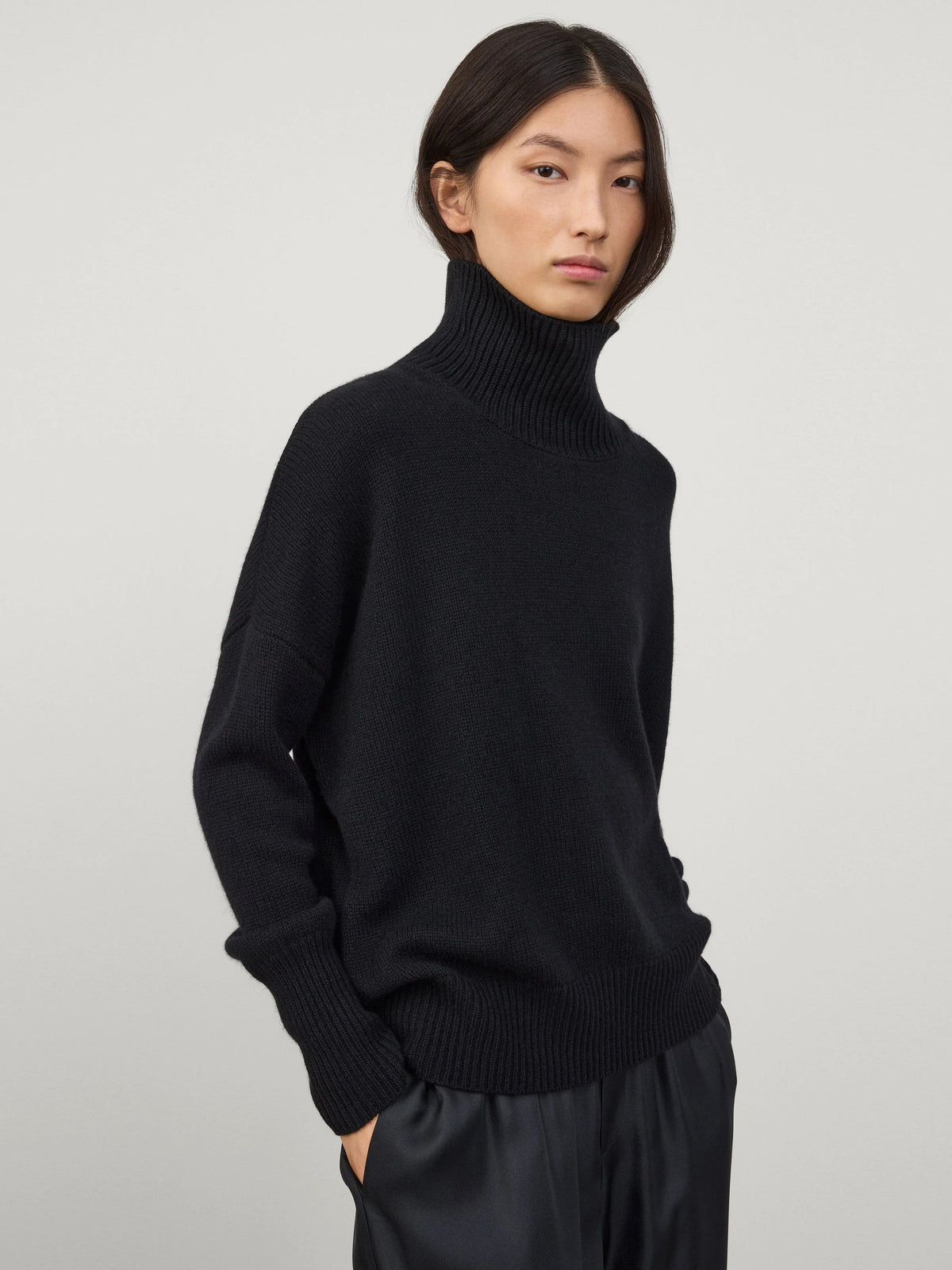 HEIDI CASHMERE ROLL NECK SWEATER SWEATER LISA YANG