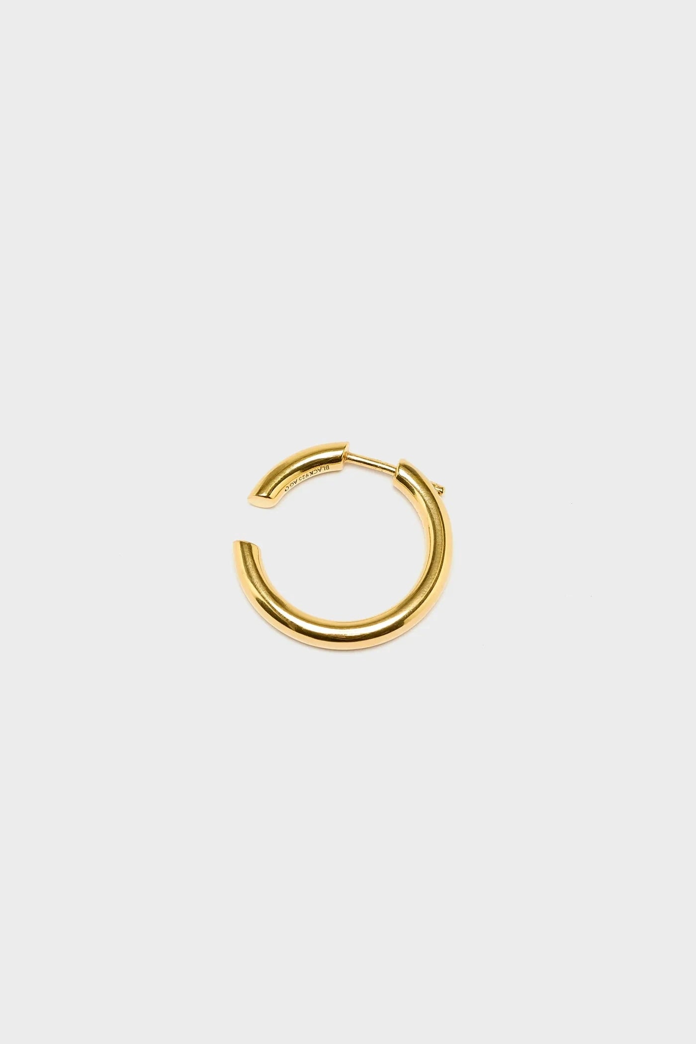 DISRUPTED 22 HOOP IN GOLD EARRINGS MARIA BLACK