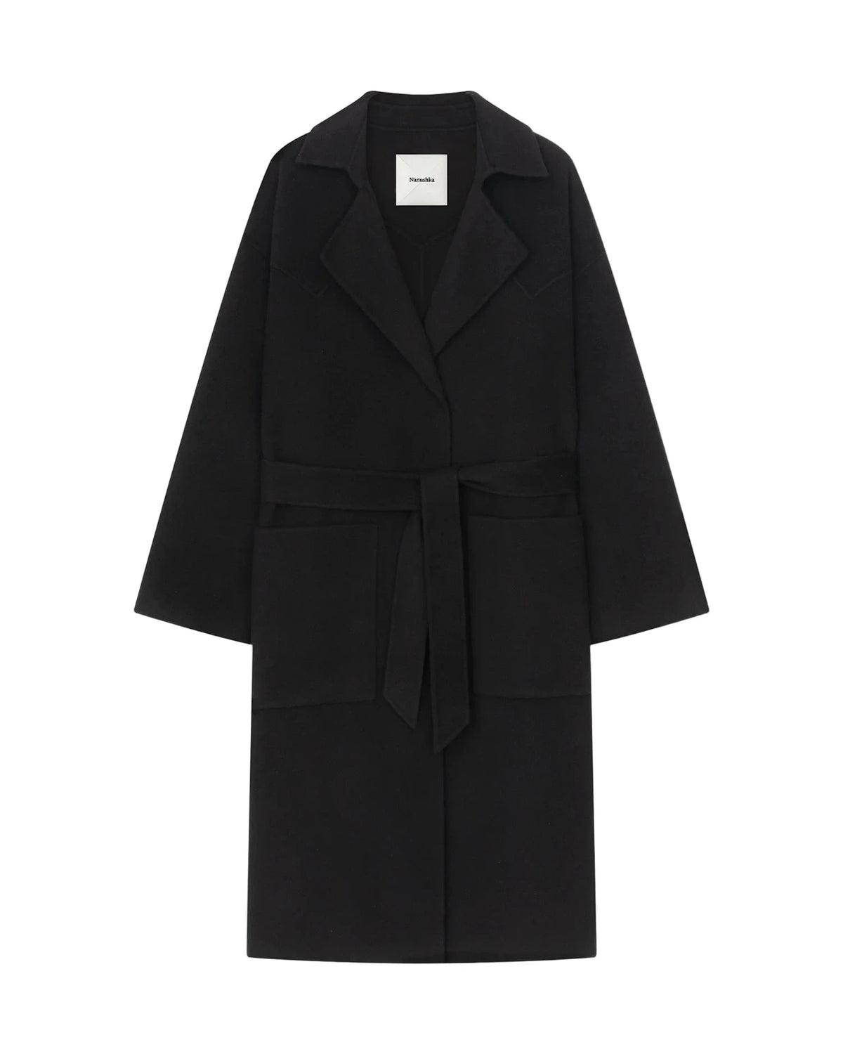 ALAMO COAT IN BLACK COAT NANUSHKA
