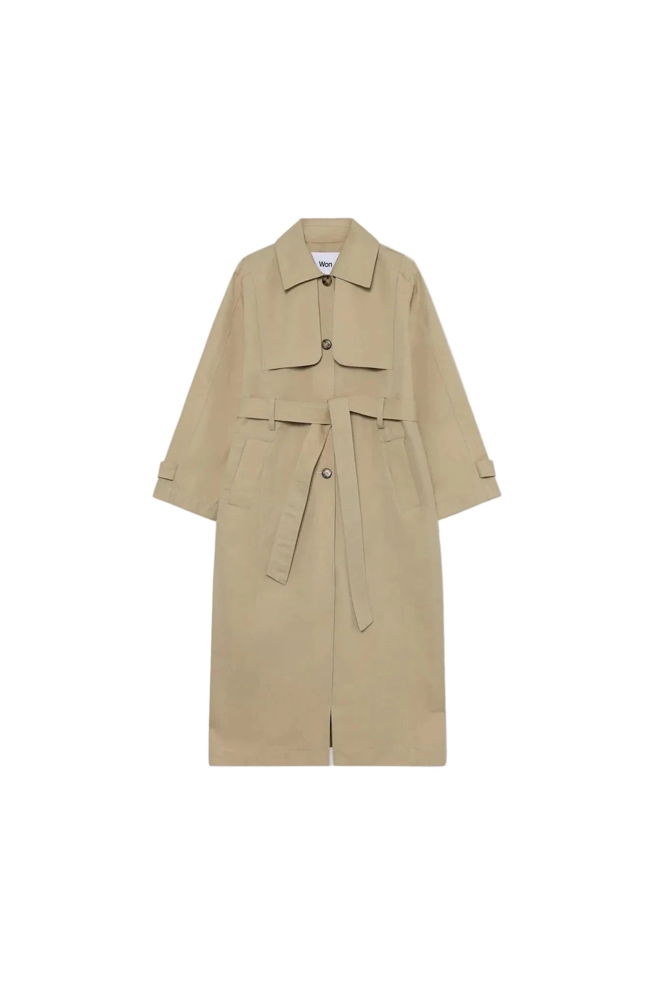 TENNA TRENCHCOAT IN BEIGE COAT WON HUNDRED