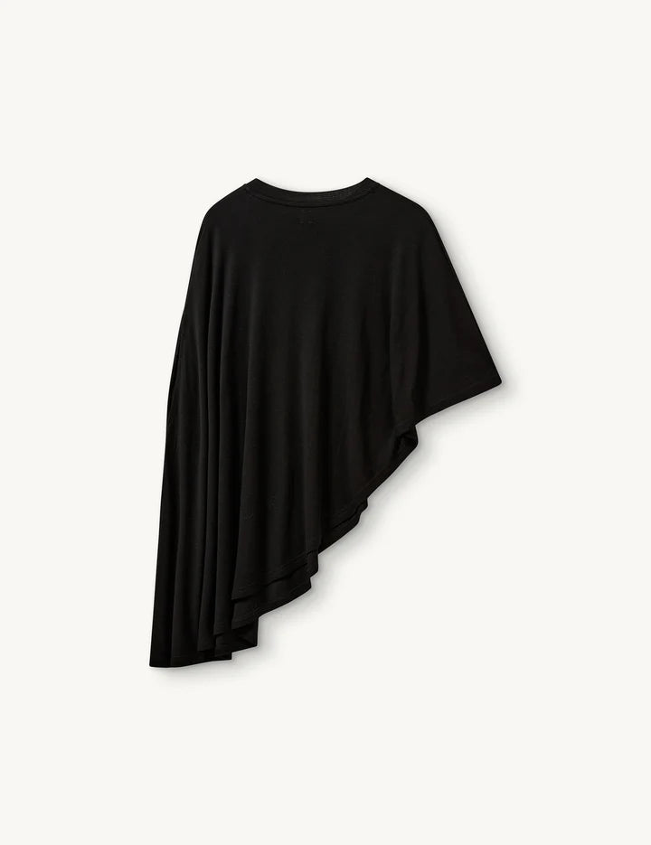 BREANNA ASYMMETRIC TOP IN BLACK
