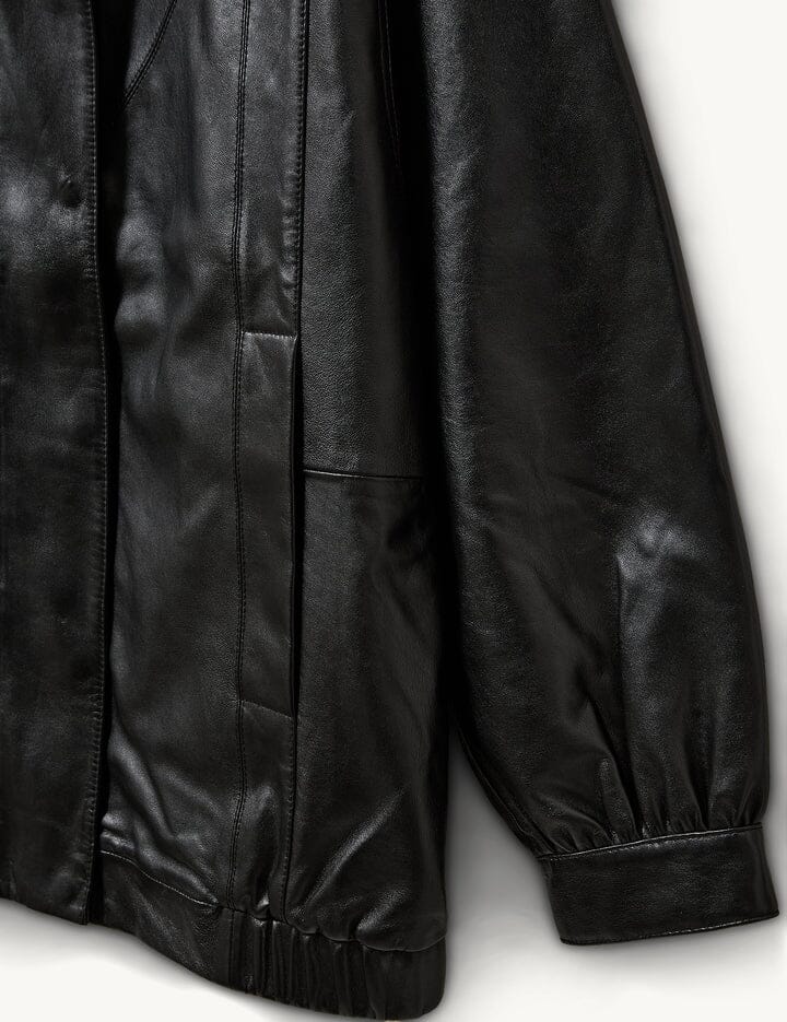 THE GARMENT SOHO BOMBER IN BLACK JACKET THE GARMENT