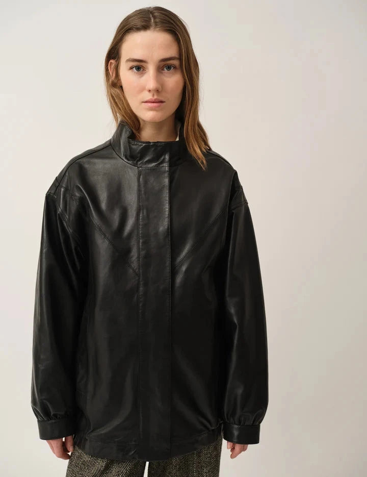 THE GARMENT SOHO BOMBER IN BLACK JACKET THE GARMENT