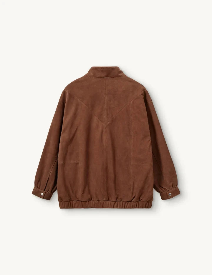 GENEVE BOMBER IN ACORN JACKET THE GARMENT