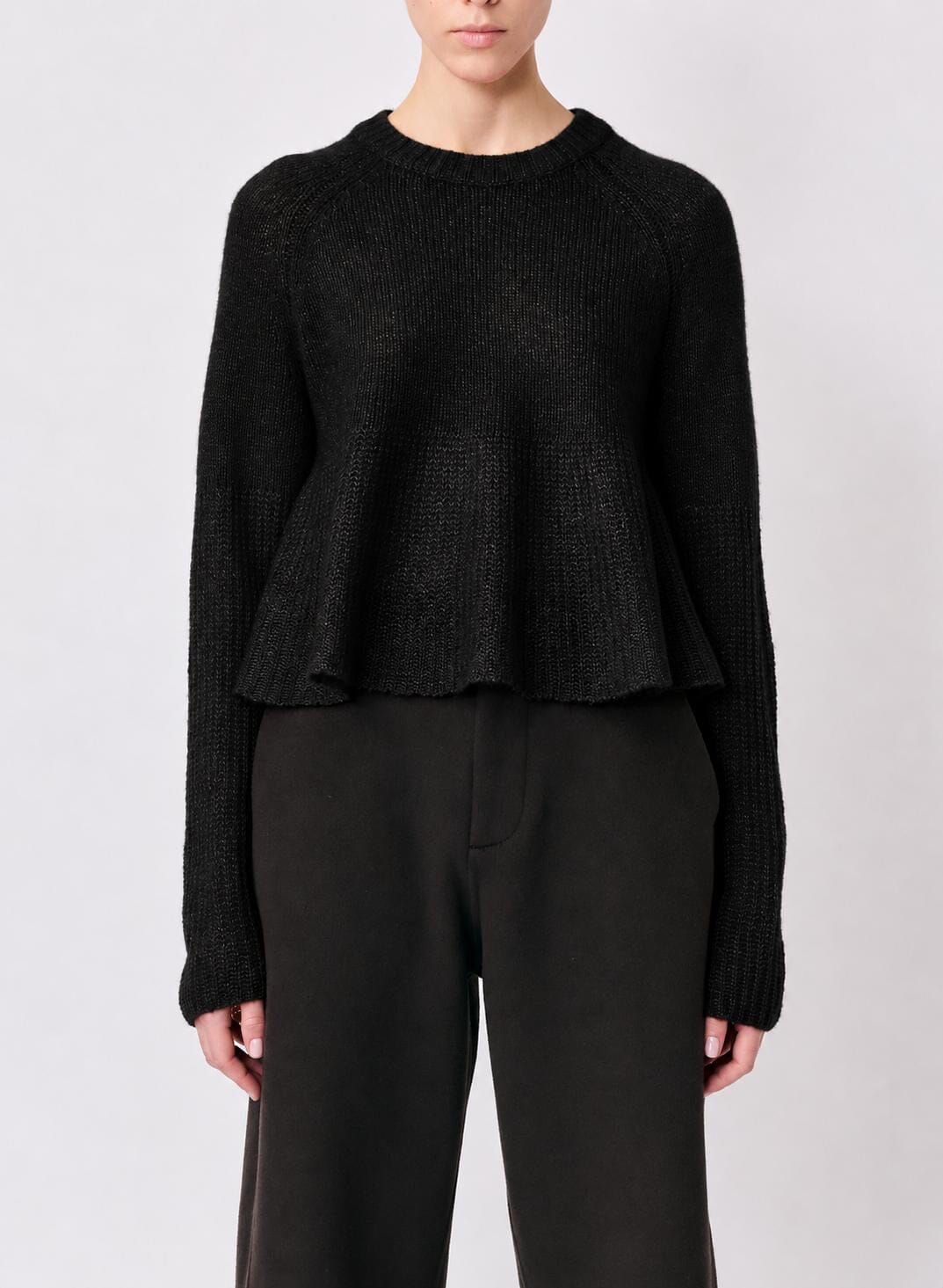 PORTIA SWEATER IN BLACK SWEATER LISA YANG