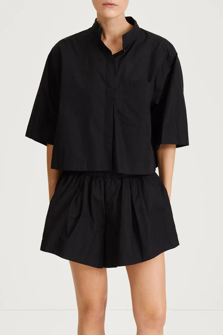 JENESSA SHIRT IN BLACK SHIRT STYLEIN