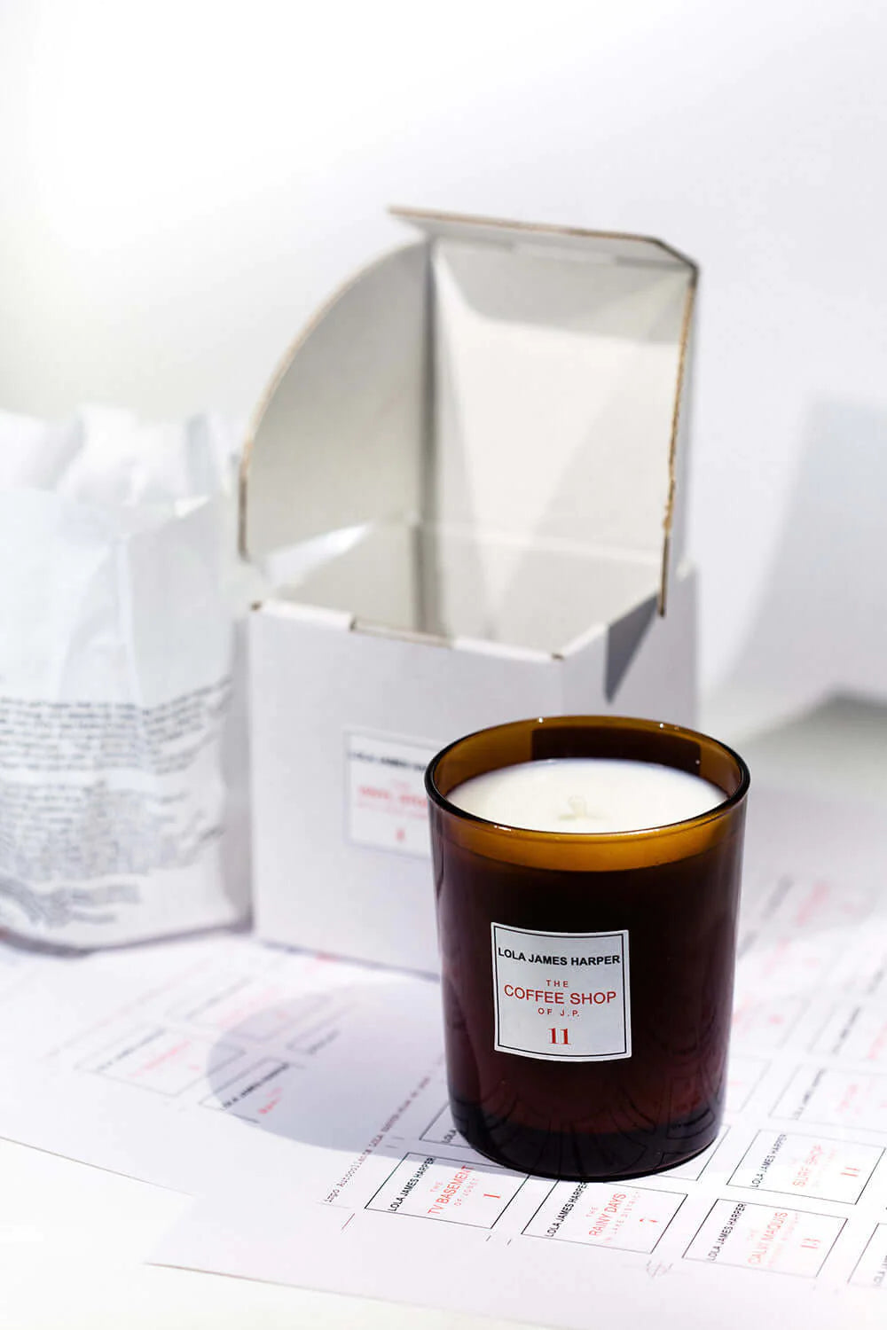 LOLA JAMES HARPER CANDLE THE COFFEE SHOP CANDLE LOLA JAMES HARPER
