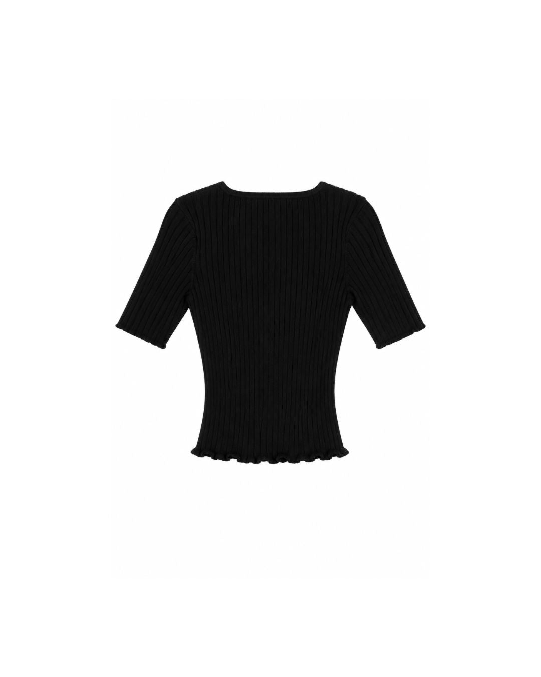 TARA CROP KNITTED TOP TOP KURE