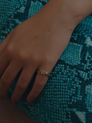 FAM RING GOLD jewelry MARIA BLACK