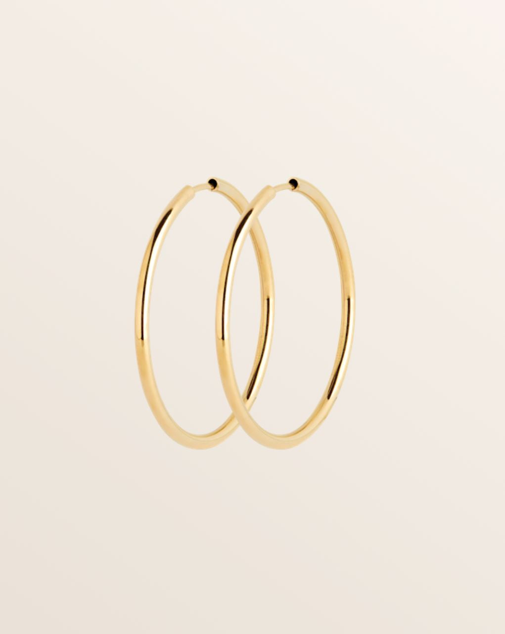 SENORITA 35 GOLD PLATED HOOPS JEWELLRY MARIA BLACK