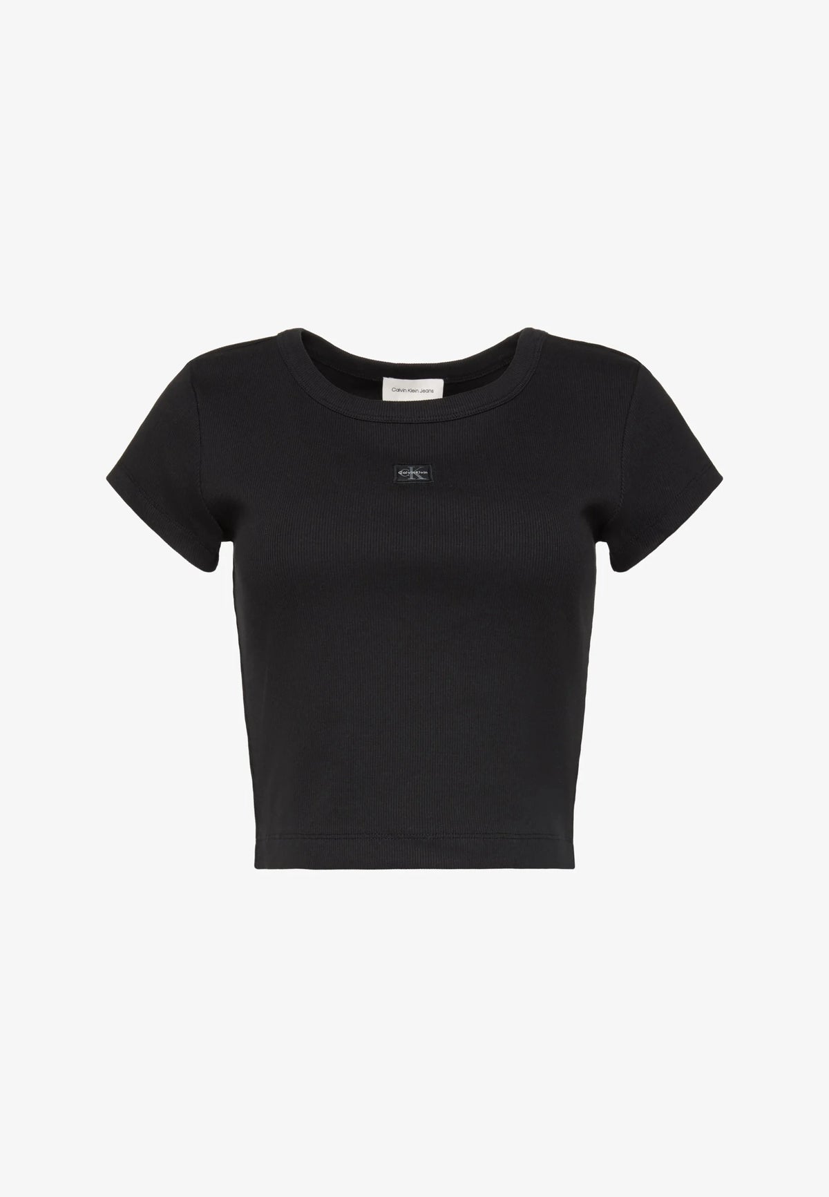 RIB T-SHIRT HERITAGE IN BLACK T-SHIRT CALVIN KLEIN 