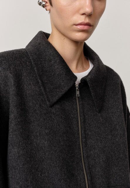 COLLINS JACKET IN DARK GREY JACKET HERSKIND 