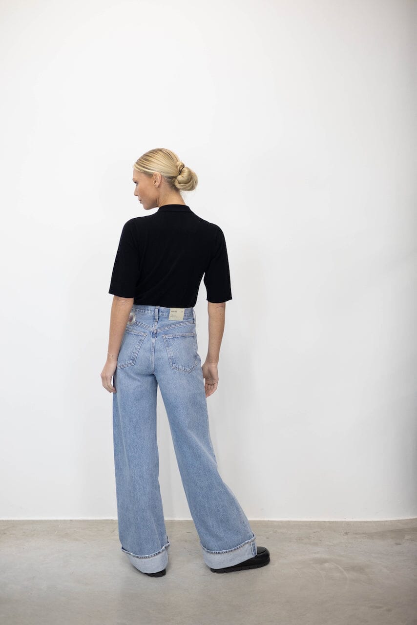 DAME WIDE LEG CUFF DETAIL JEANS JEANS AGOLDE 