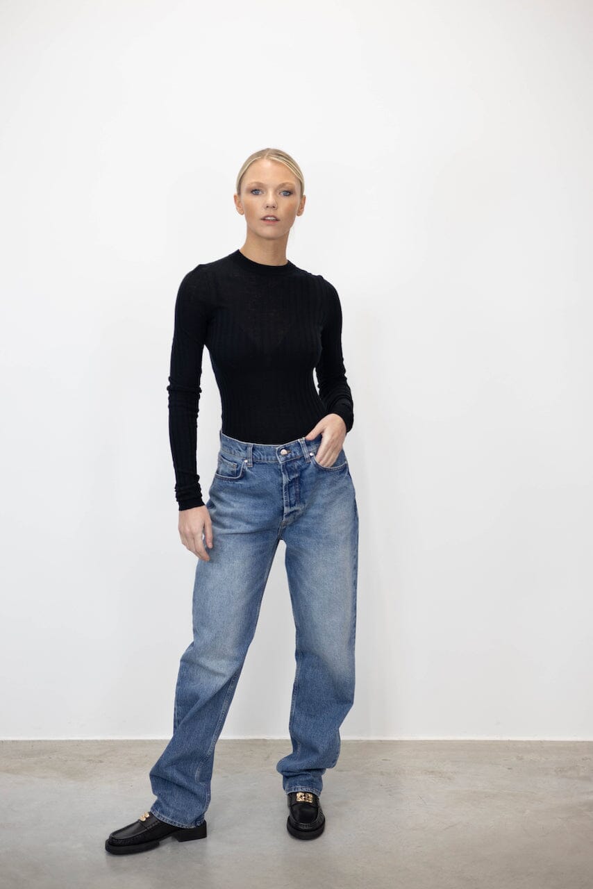 BODHI HIGH WAIST TAPERED JEANS JEANS ANINE BING 