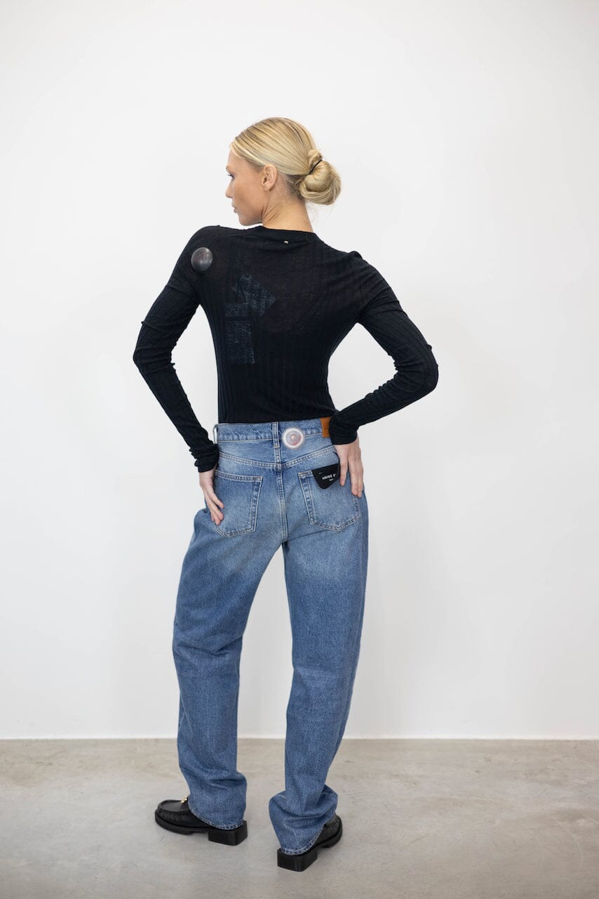 BODHI HIGH WAIST TAPERED JEANS JEANS ANINE BING 