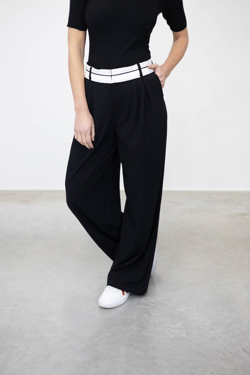 PETNUS TAILORED WAISTBAND DETAIL PANTS PANTS KURE 