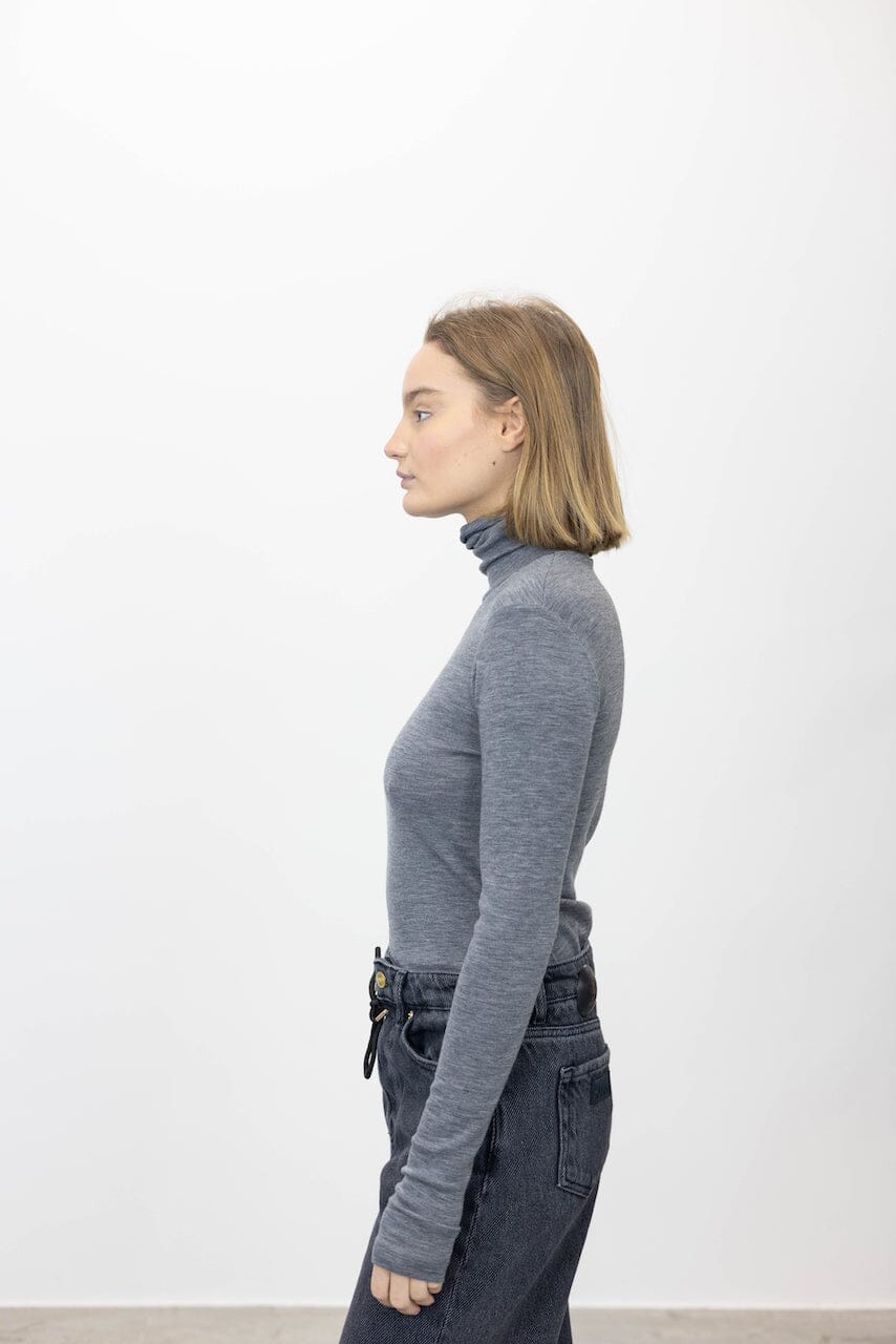 FINE MERINO TURTLENECK SWEATER KNIT ROHE 