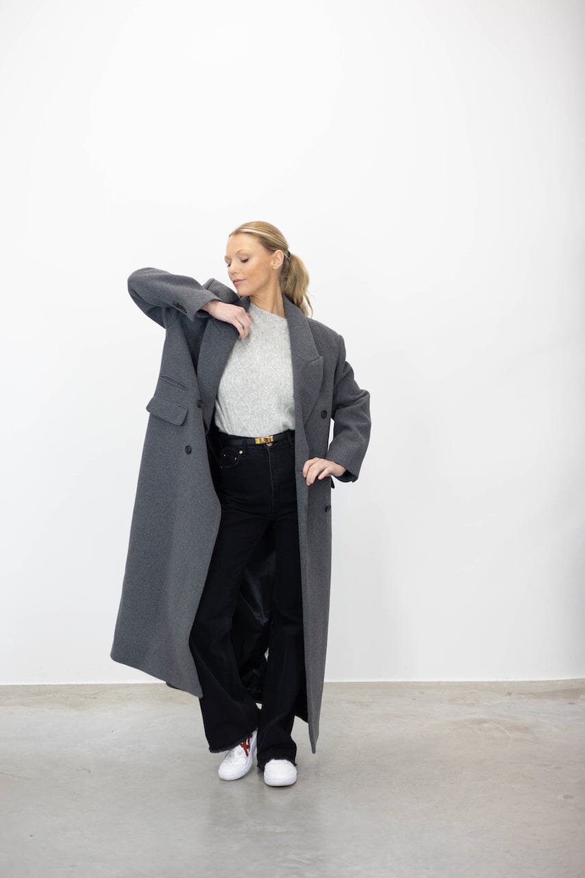 THE PERFECT COAT IN ANTHRACITE JACKET KURE 
