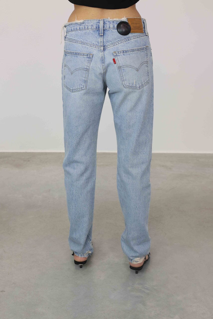 MIDDY STRAIGHT LEG JEANS IN BLASTED JEANS LEVIS 