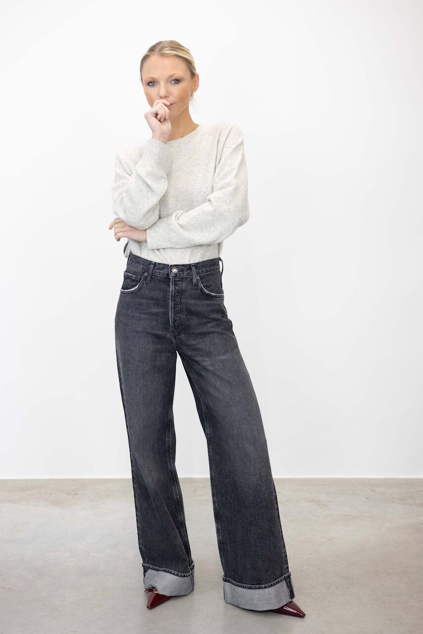 DAME HIGH RISE WIDE LEG JEANS JEANS AGOLDE 